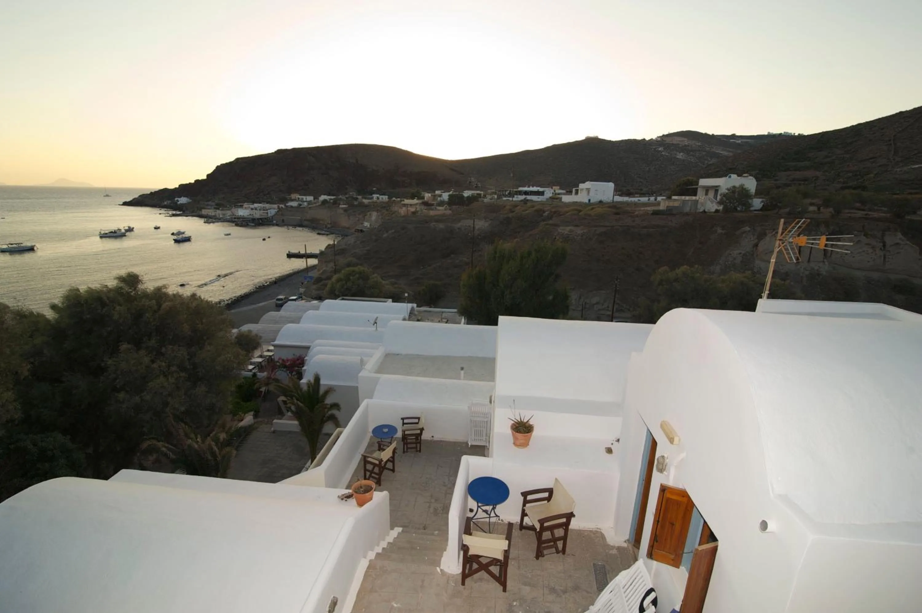 Patio in Akrotiri Hotel