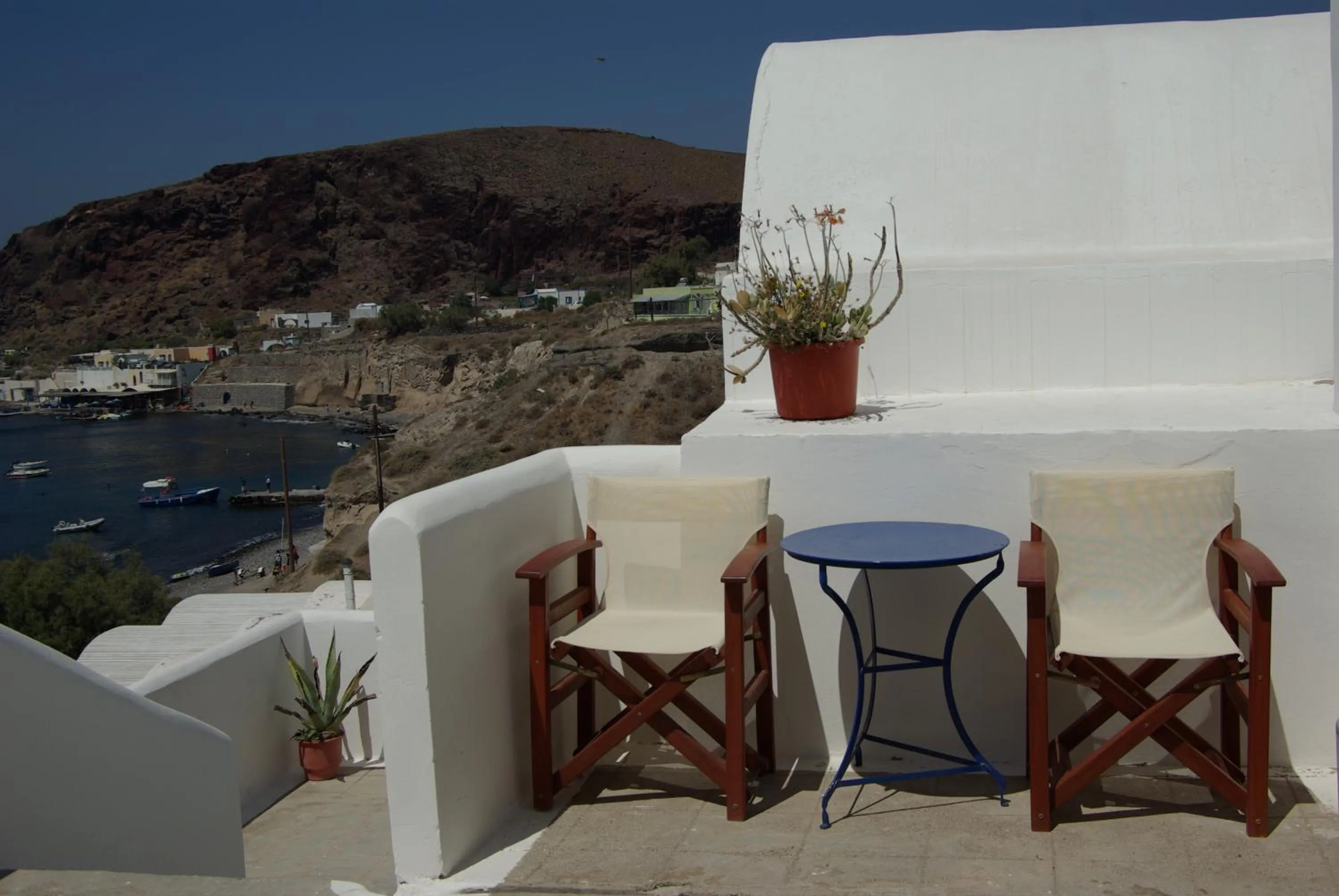 Patio in Akrotiri Hotel