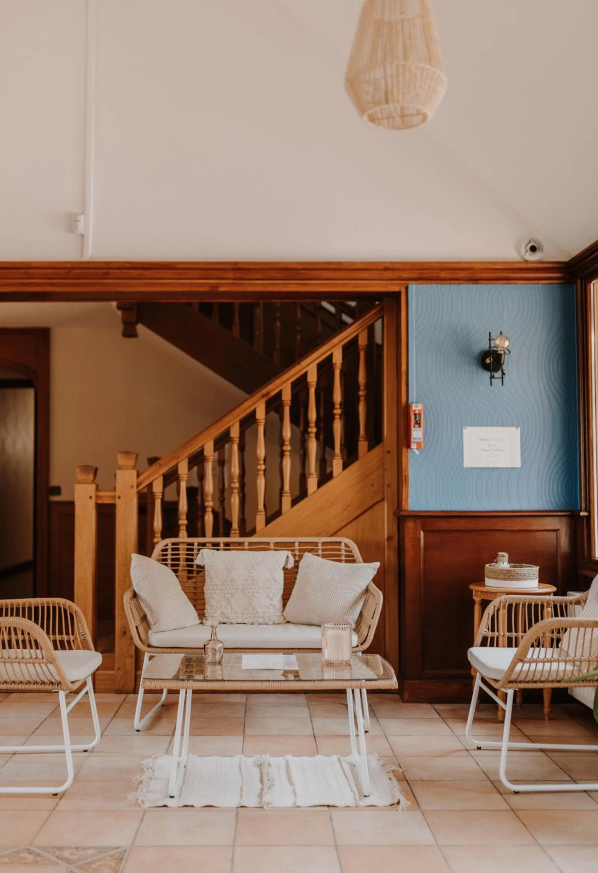 Living room in Hôtel Le Romantica