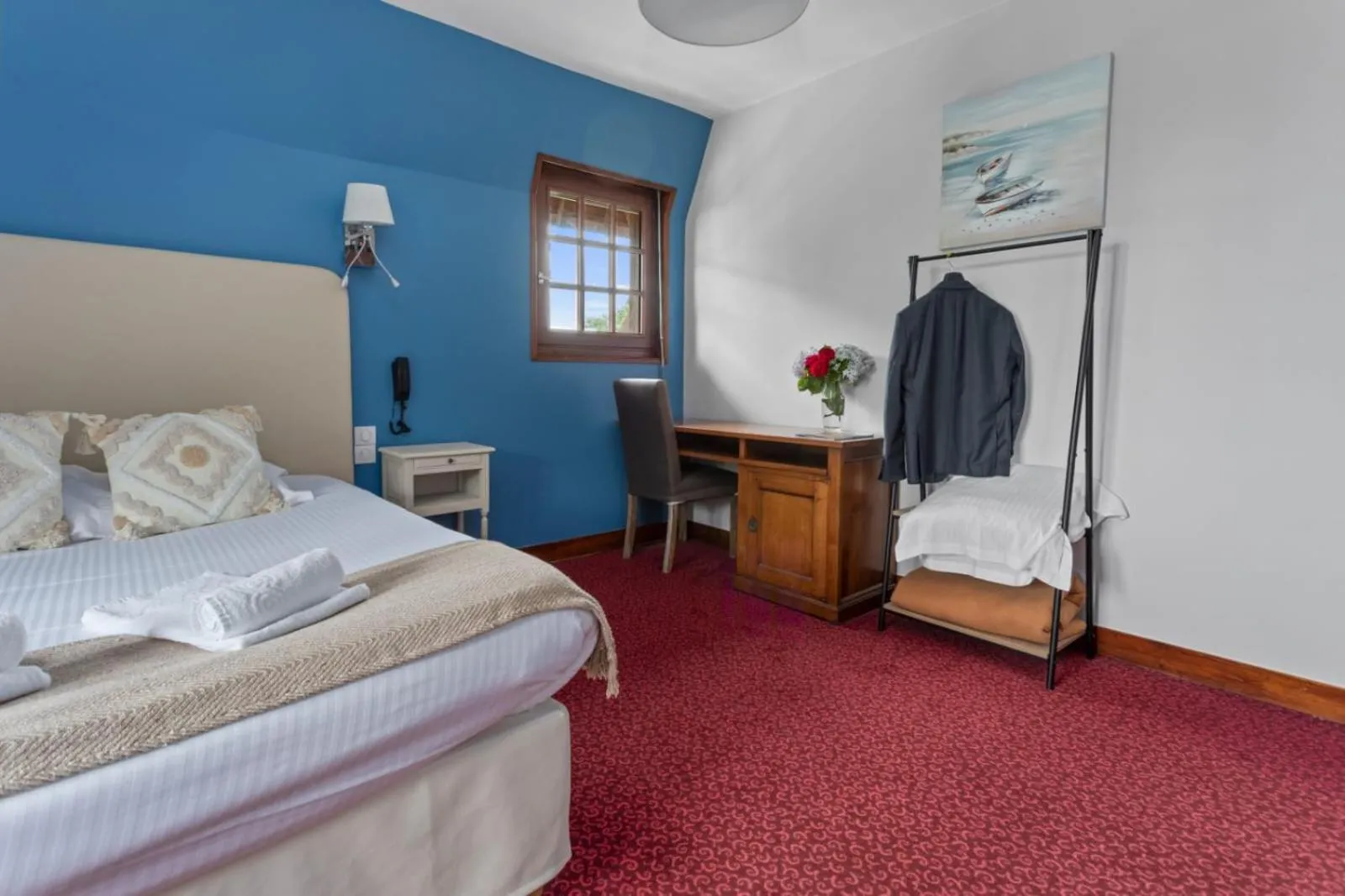 Bed in Hôtel Le Romantica