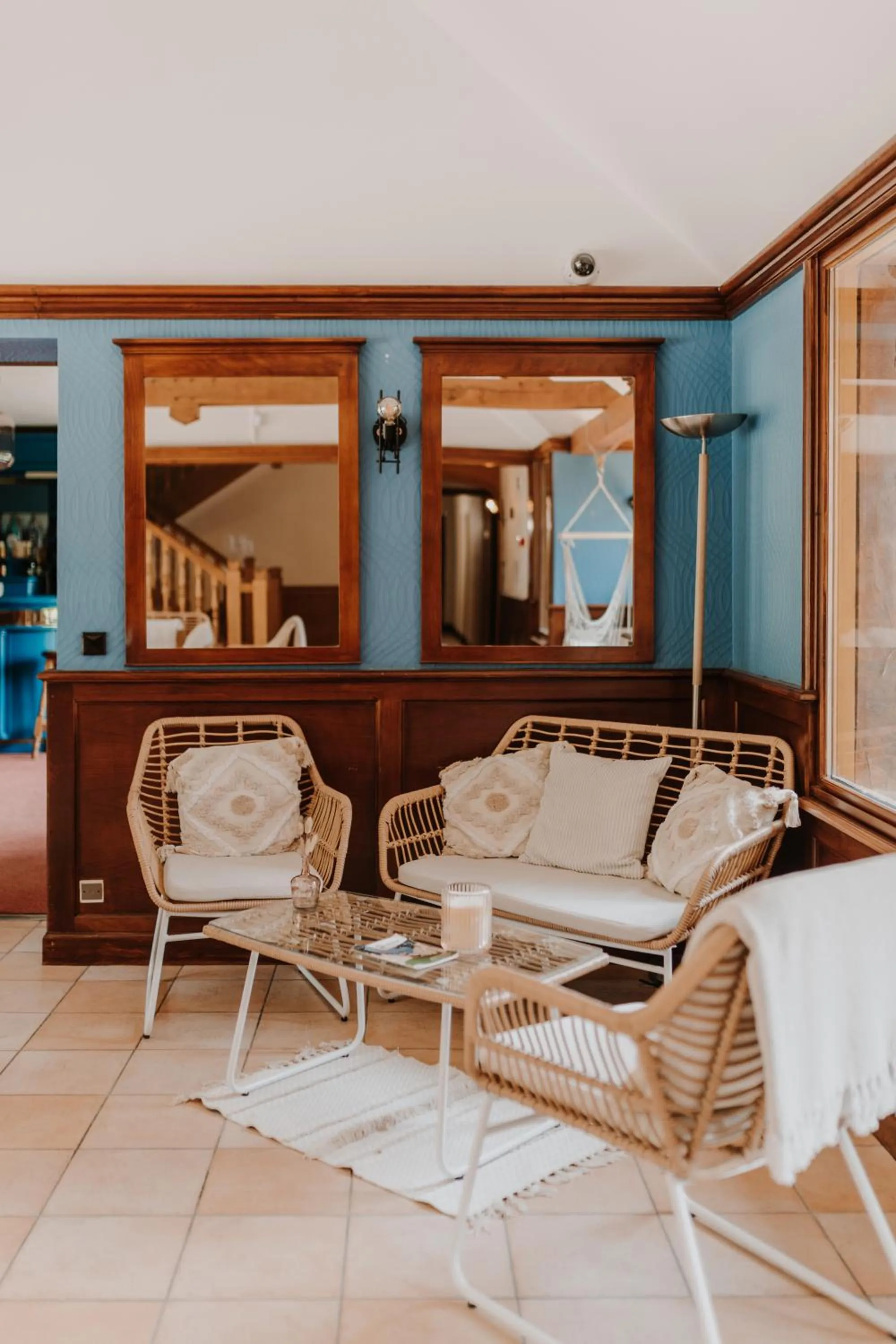Living room in Hôtel Le Romantica