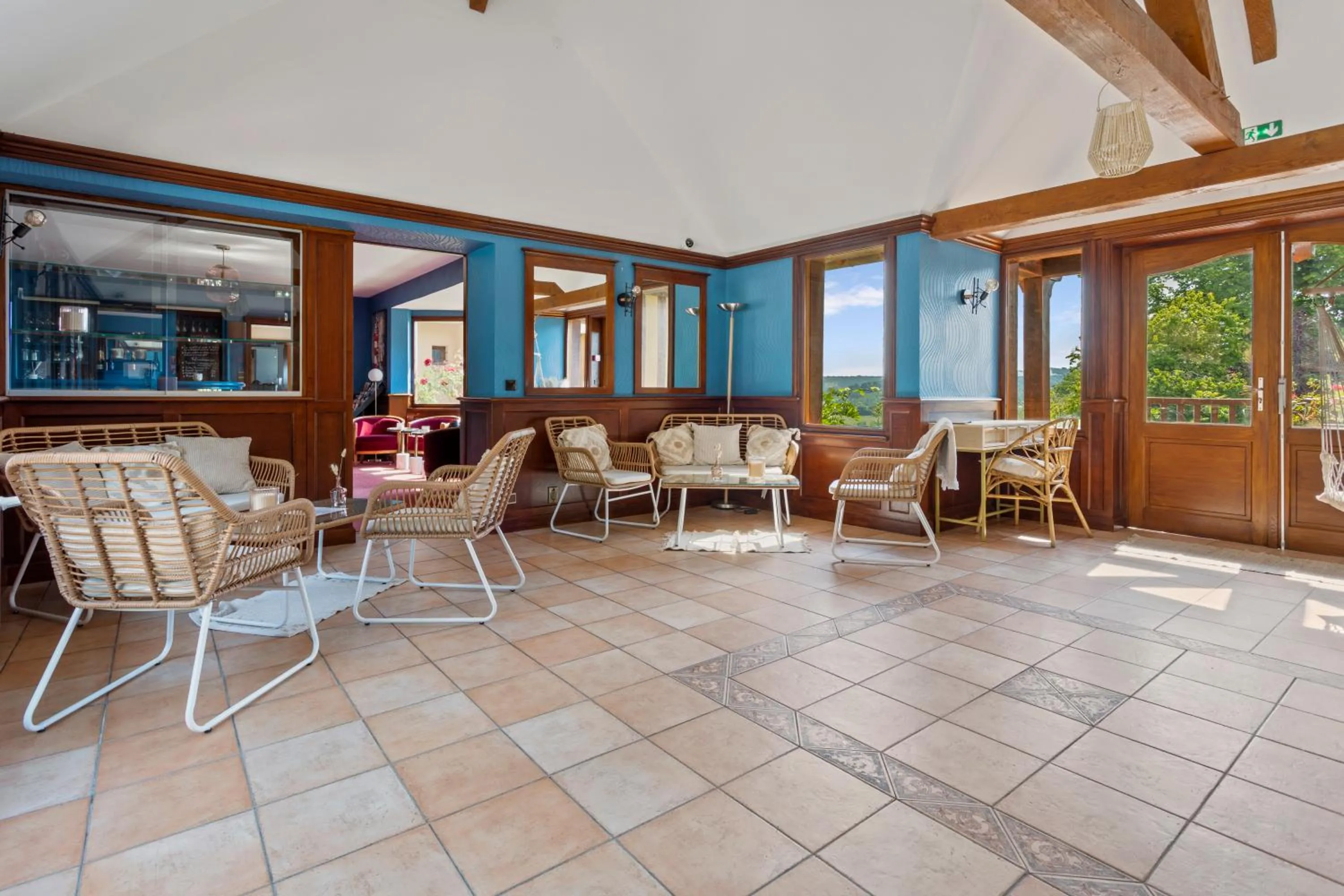 Living room in Hôtel Le Romantica