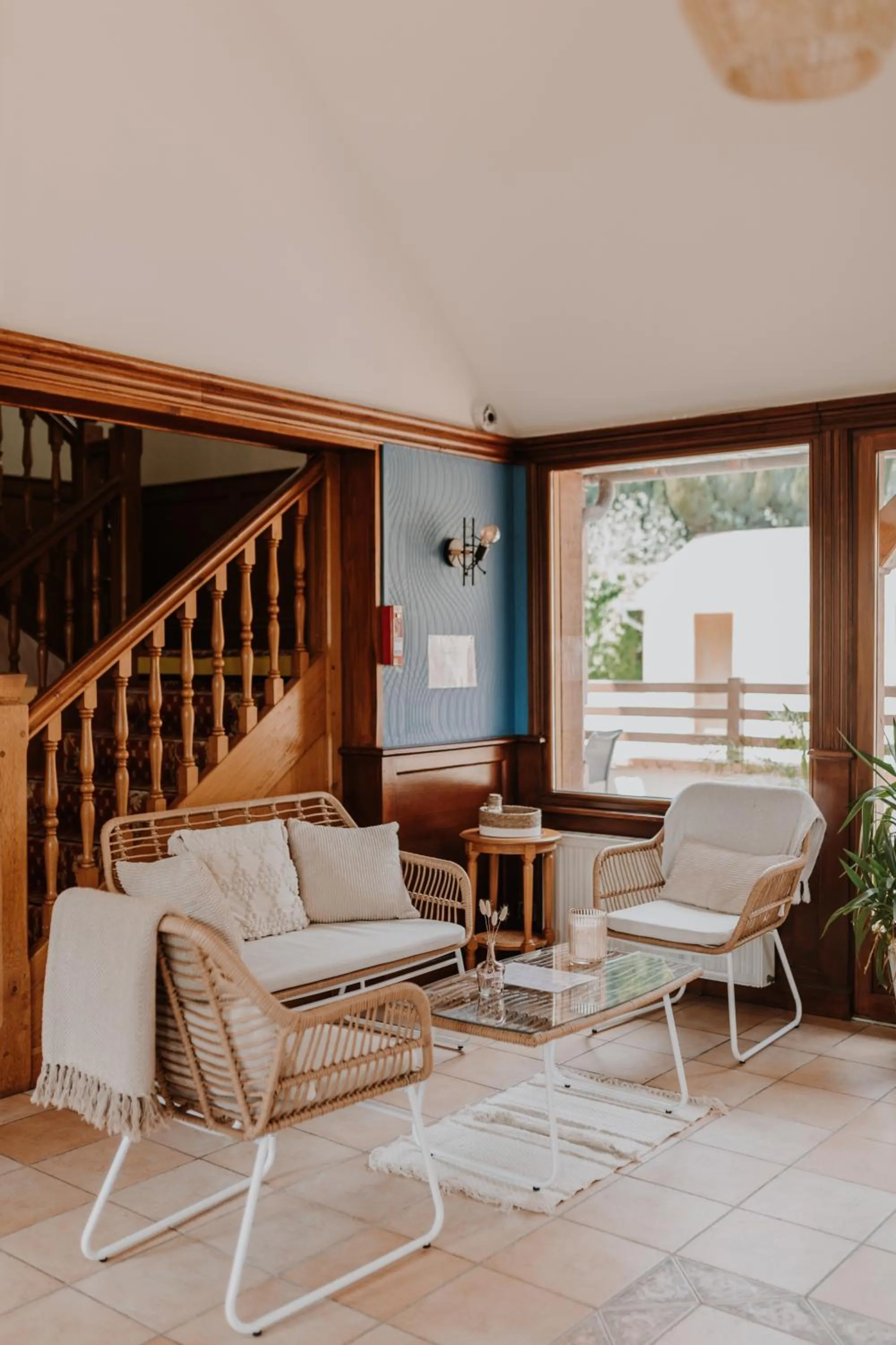 Living room in Hôtel Le Romantica