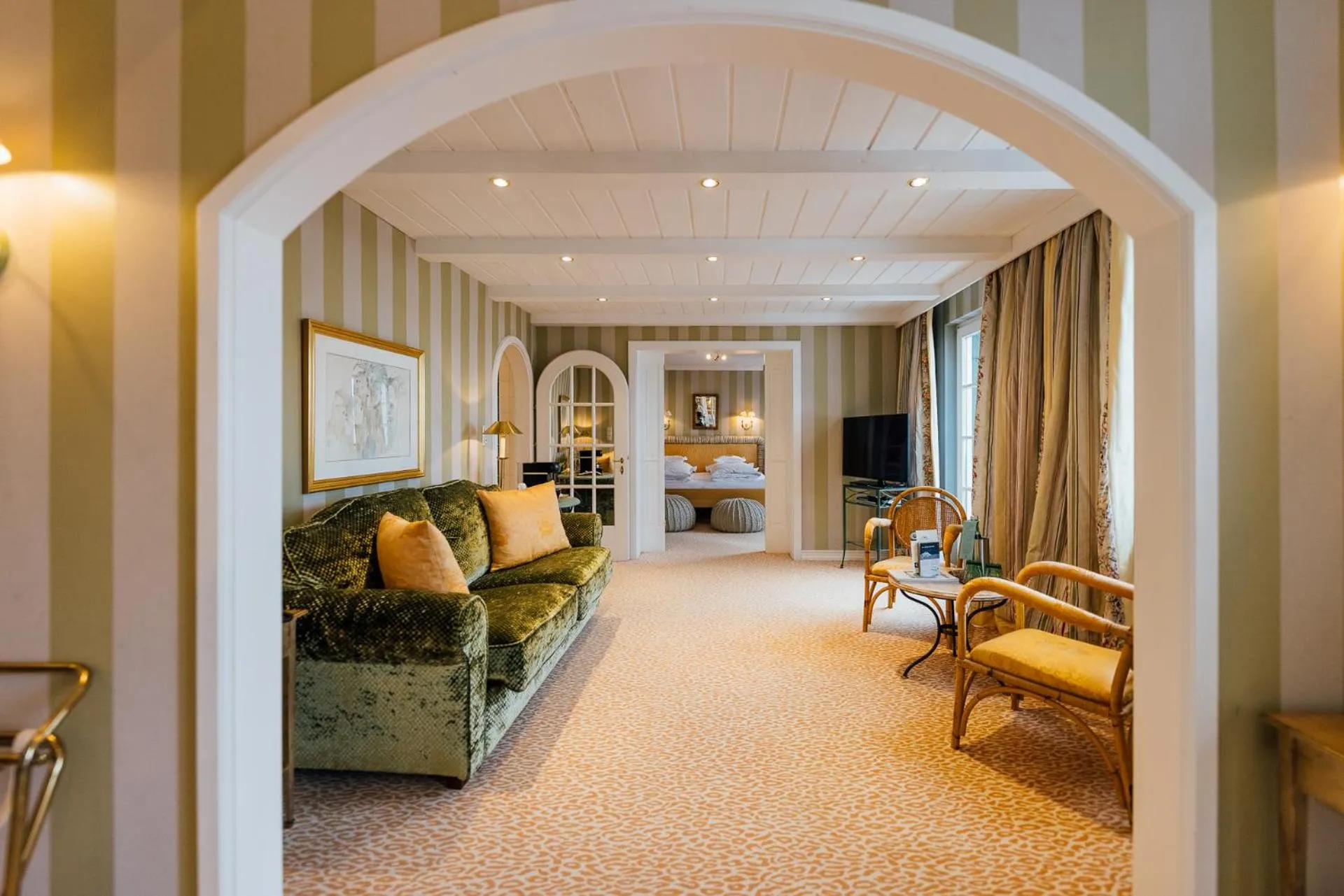 Living room in Hotel Edelweiss