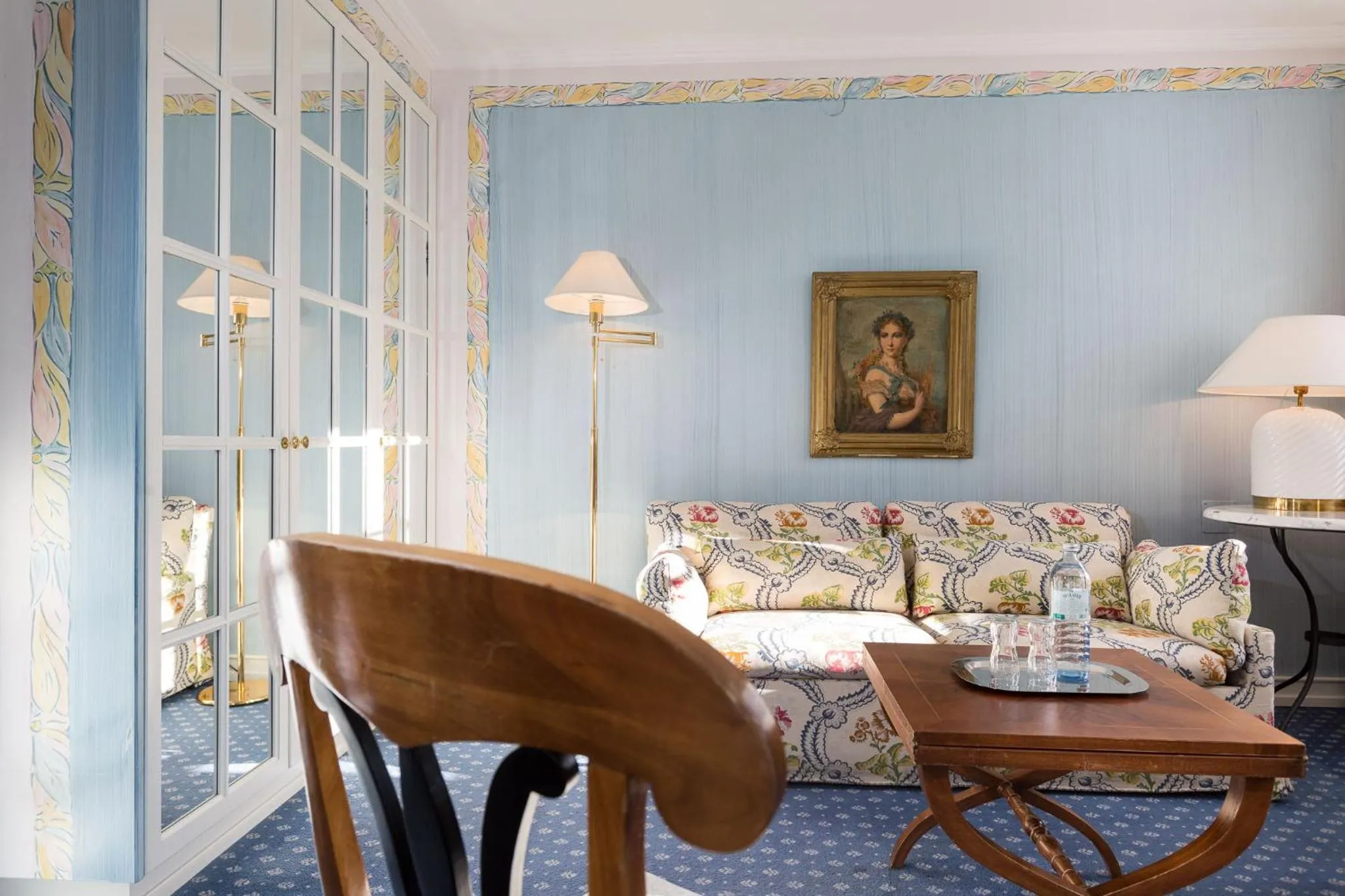 Living room in Hotel Edelweiss