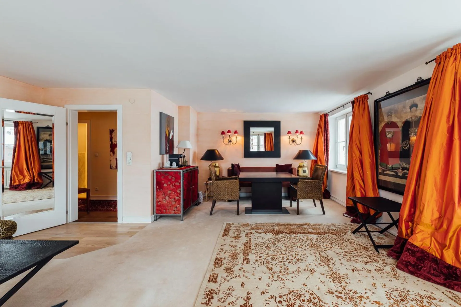 Living room in Hotel Edelweiss