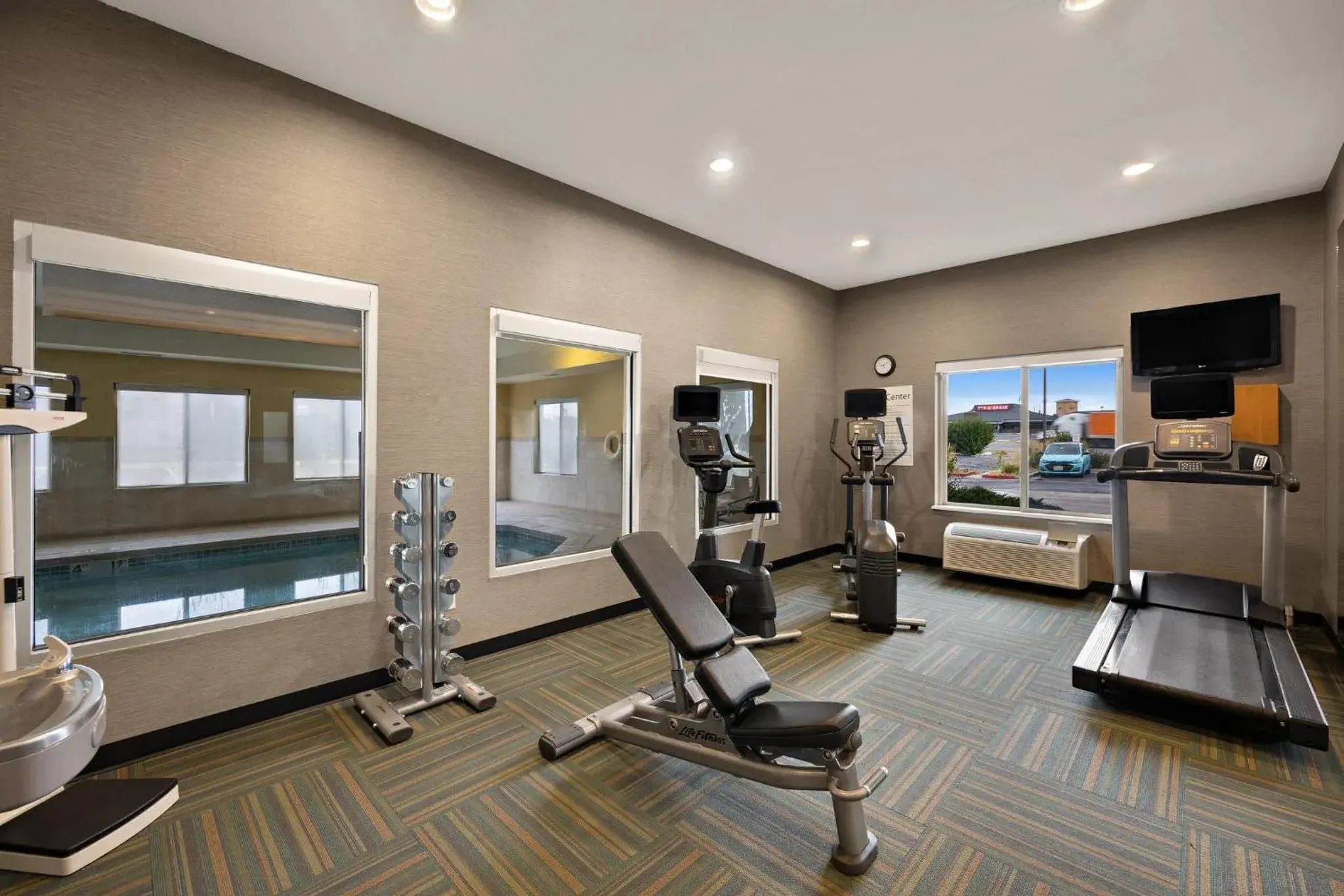 Fitness centre/facilities in Holiday Inn Express Hotel & Suites Limon I-70/Exit 359 by IHG Fitness centre/facilities in Holiday Inn Express Hotel & Suites Limon I-70/Exit 359 by IHG
