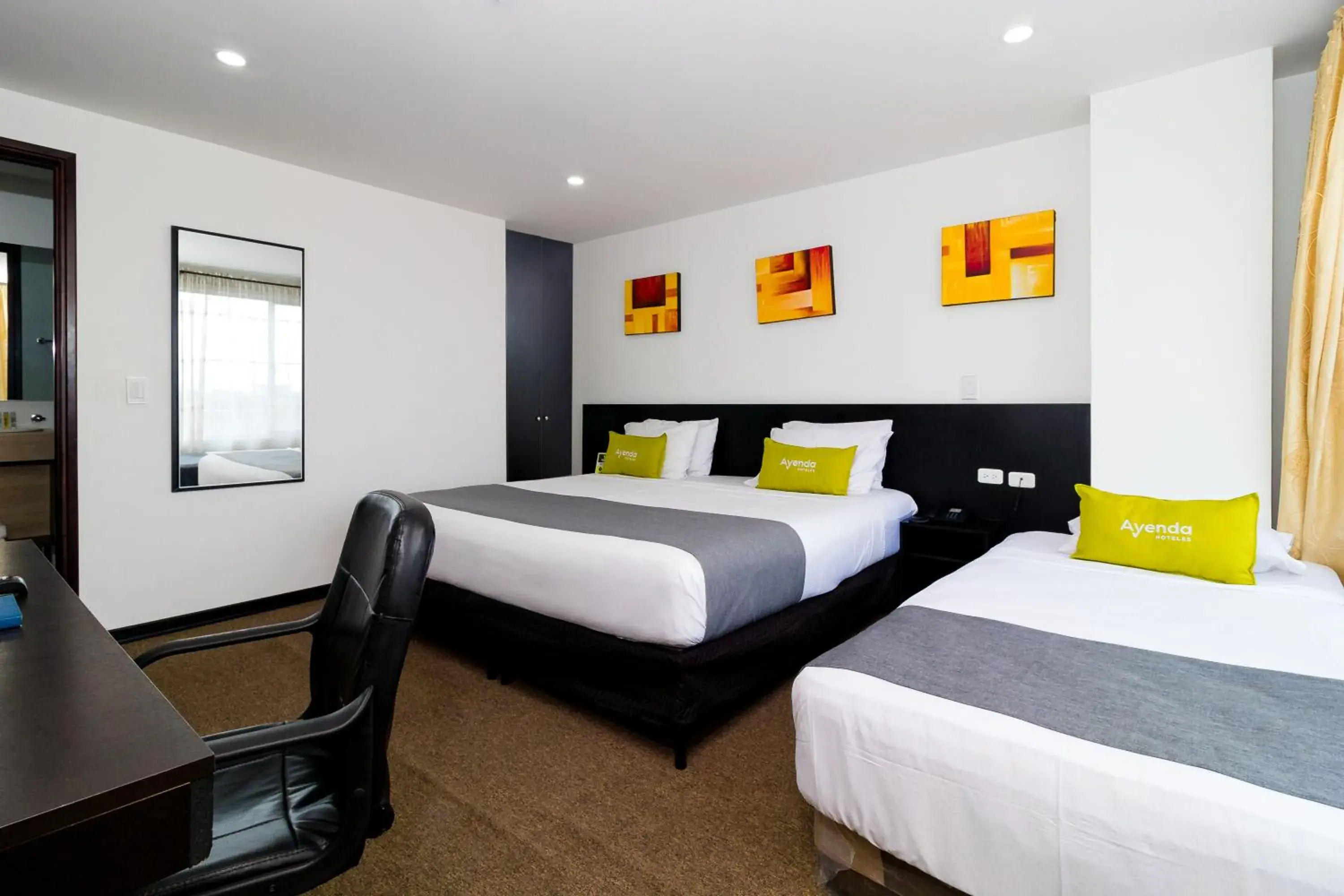 Bed in Ayenda 1063 Golden Bed in Ayenda 1063 Golden