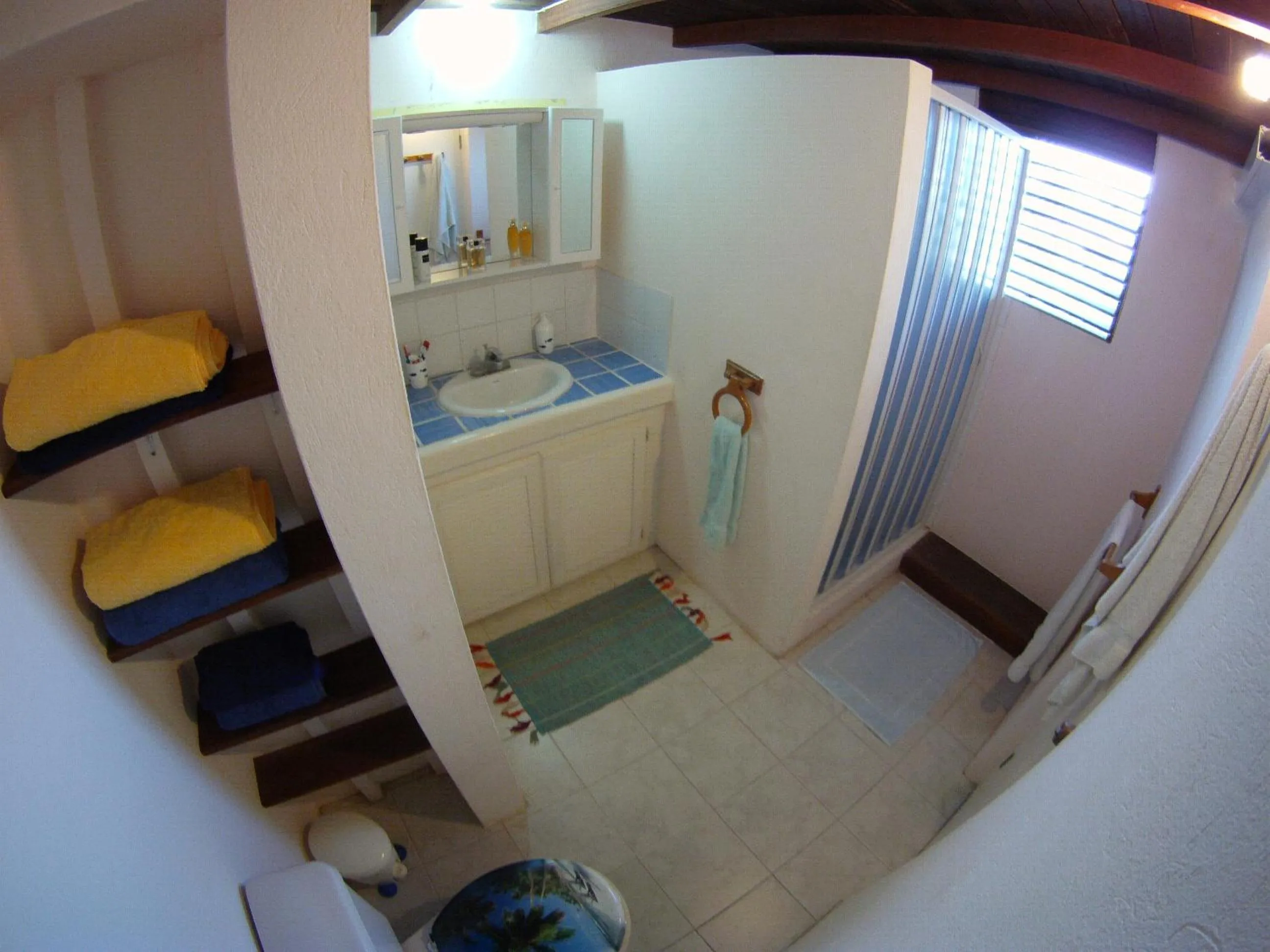 Bathroom in White Coconut Studio