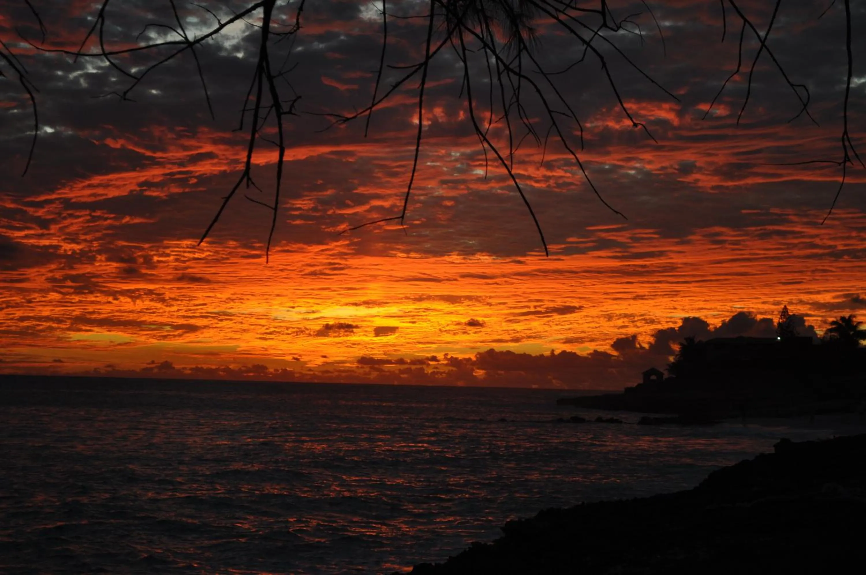 Sunset in White Coconut Studio