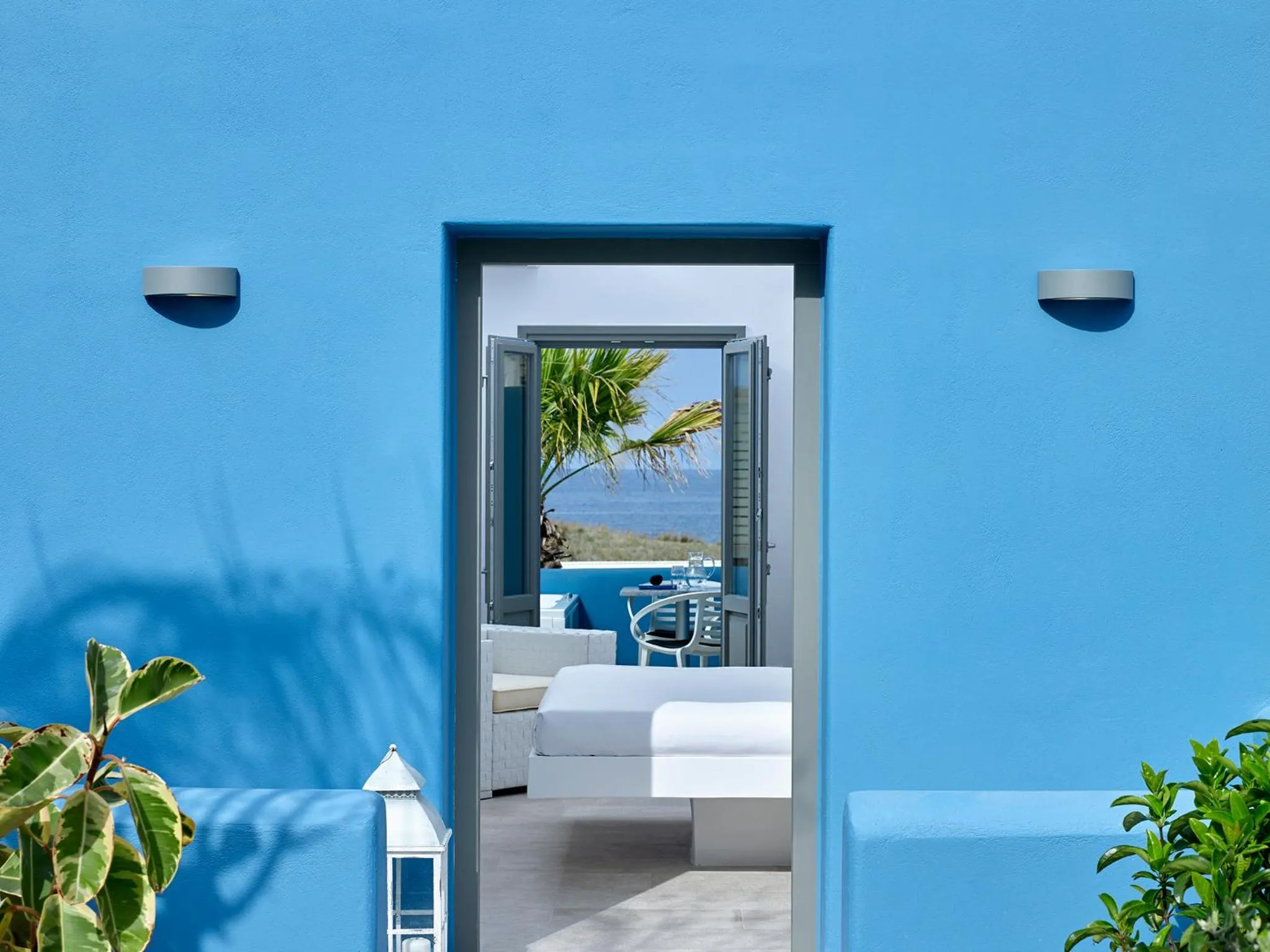 Bedroom in Aurora Santorini