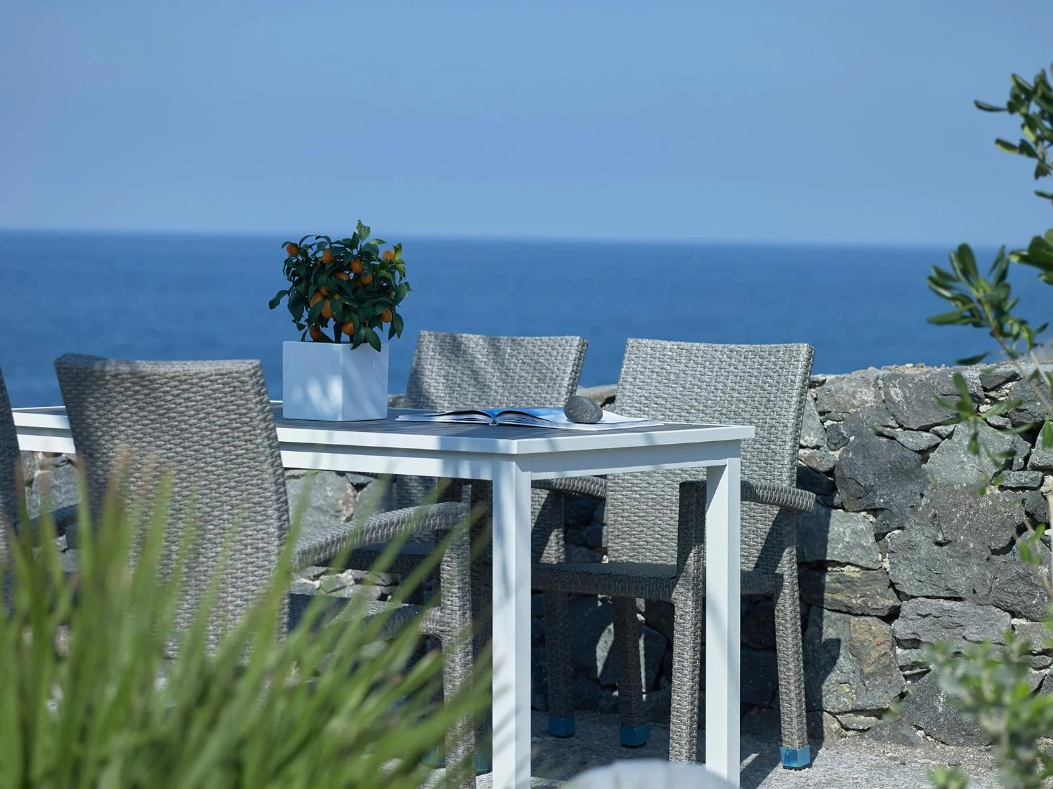 Garden in Aurora Santorini