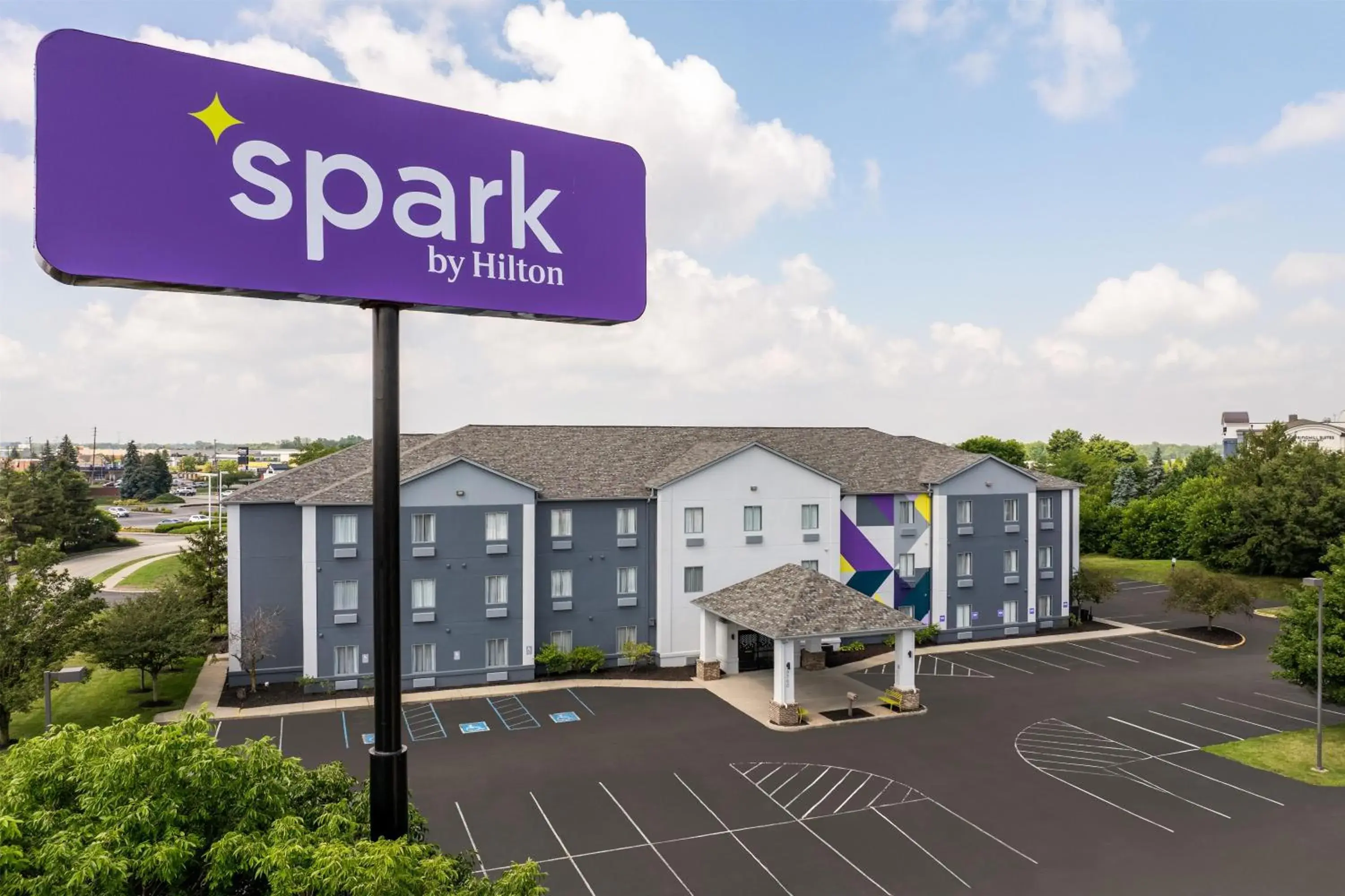 Property building in Spark by Hilton Indianapolis Northeast Fishers Property building in Spark by Hilton Indianapolis Northeast Fishers