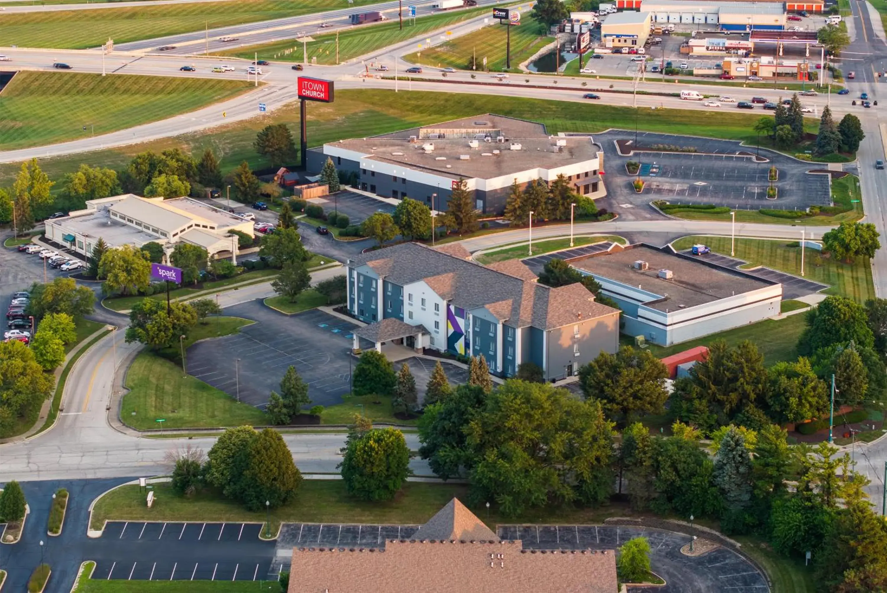 Property building in Spark by Hilton Indianapolis Northeast Fishers Property building in Spark by Hilton Indianapolis Northeast Fishers