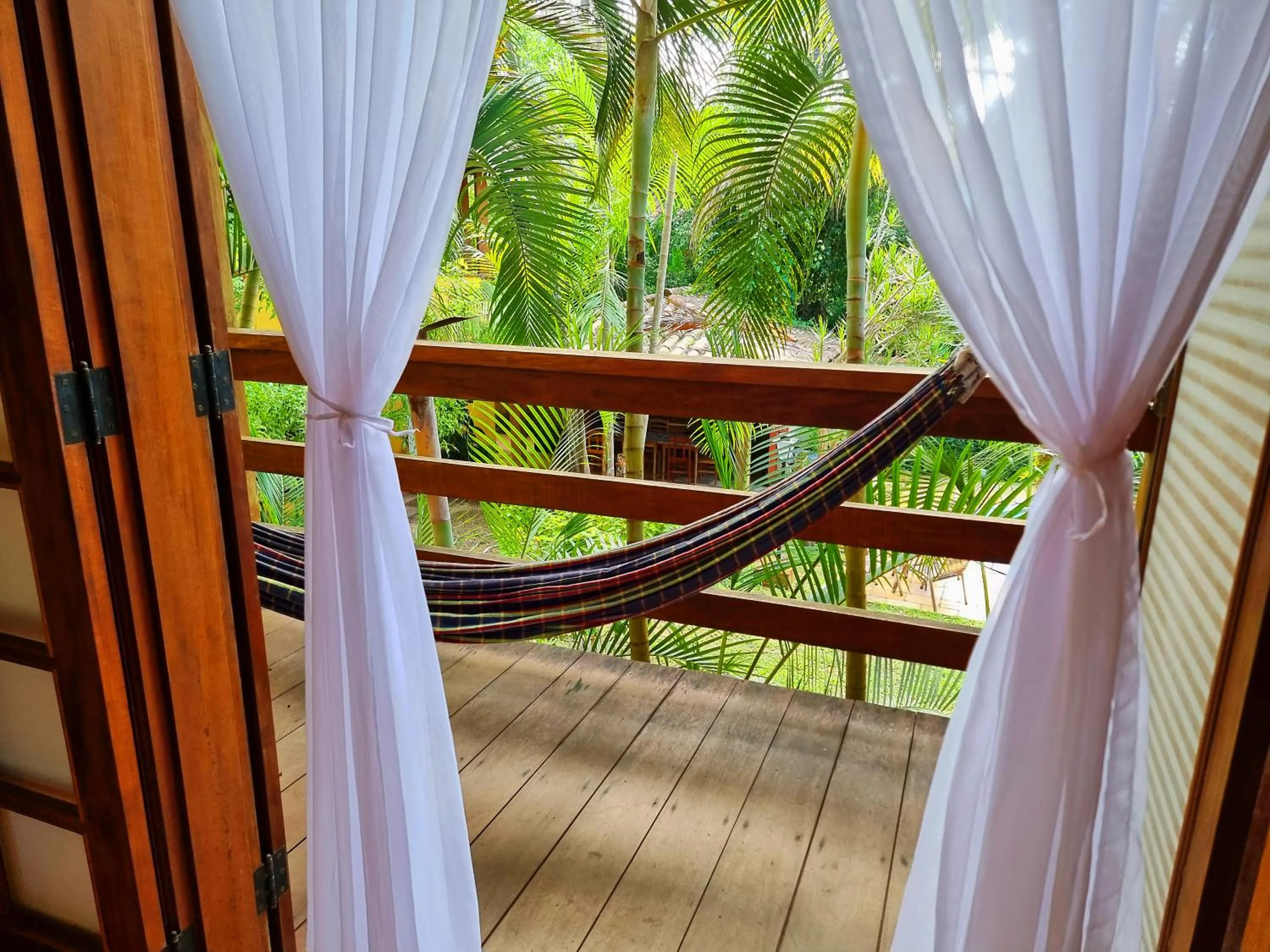 Balcony/Terrace in Pousada Rumo dos Ventos