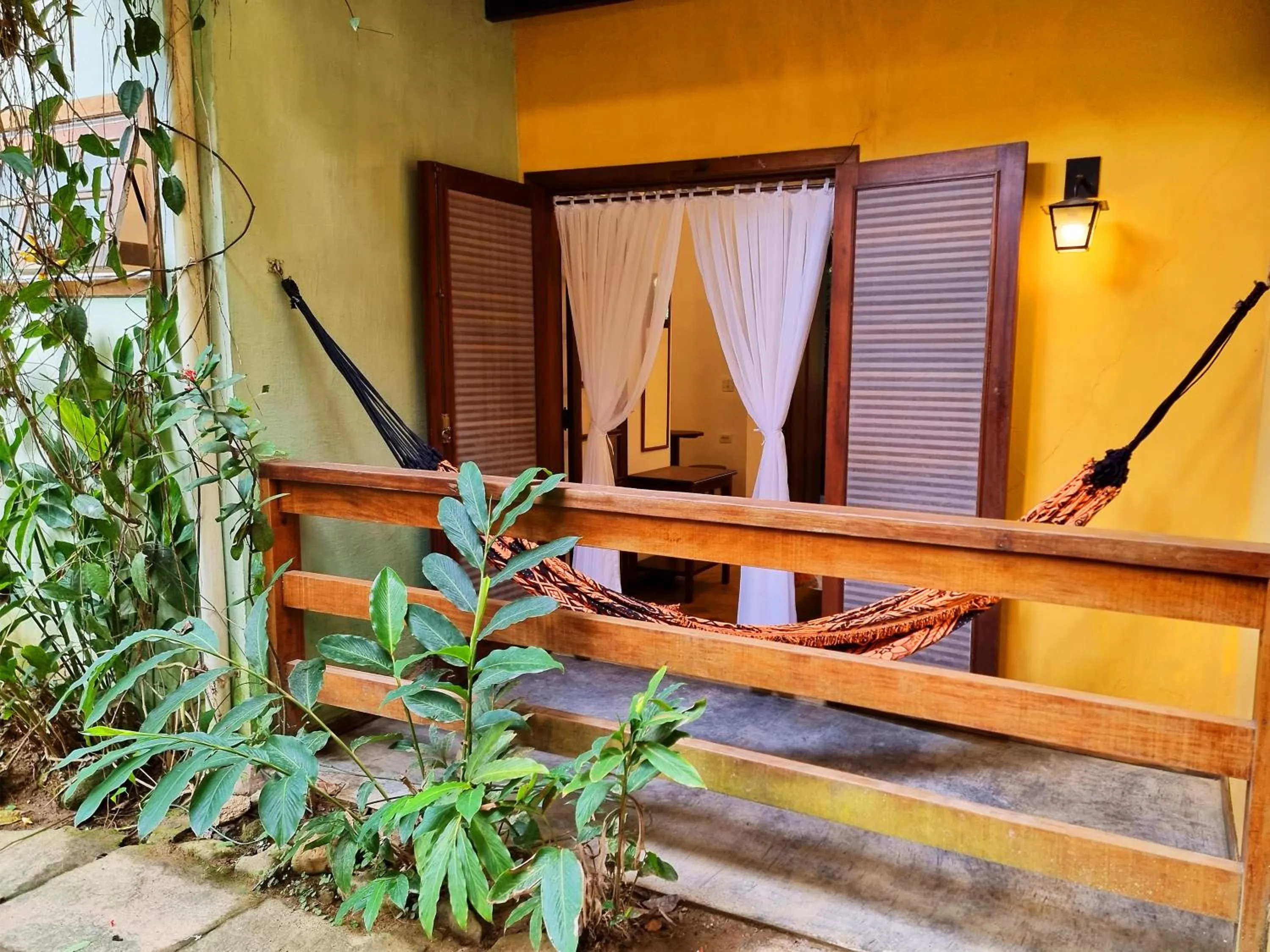 Patio in Pousada Rumo dos Ventos