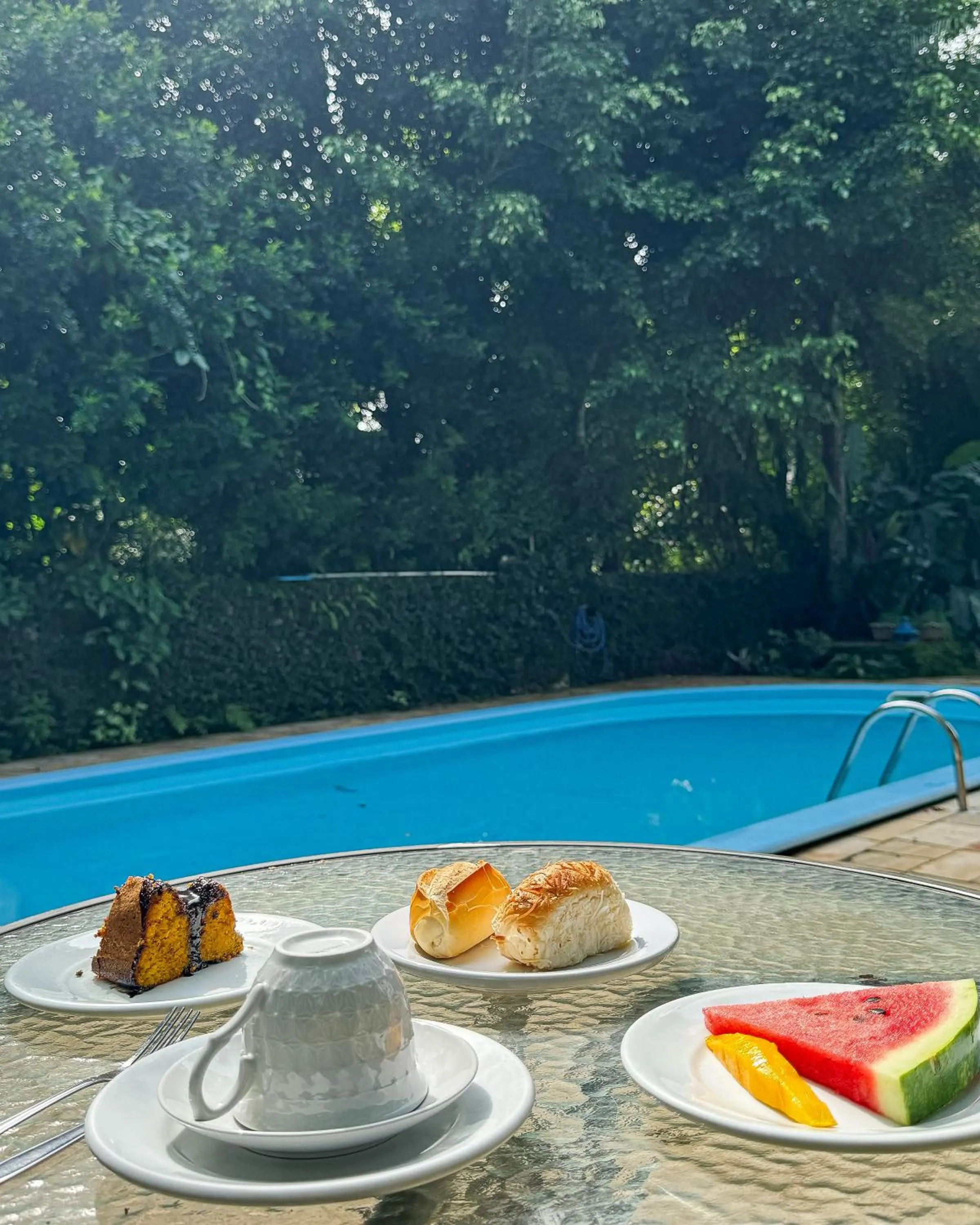 Pool view in Pousada Rumo dos Ventos