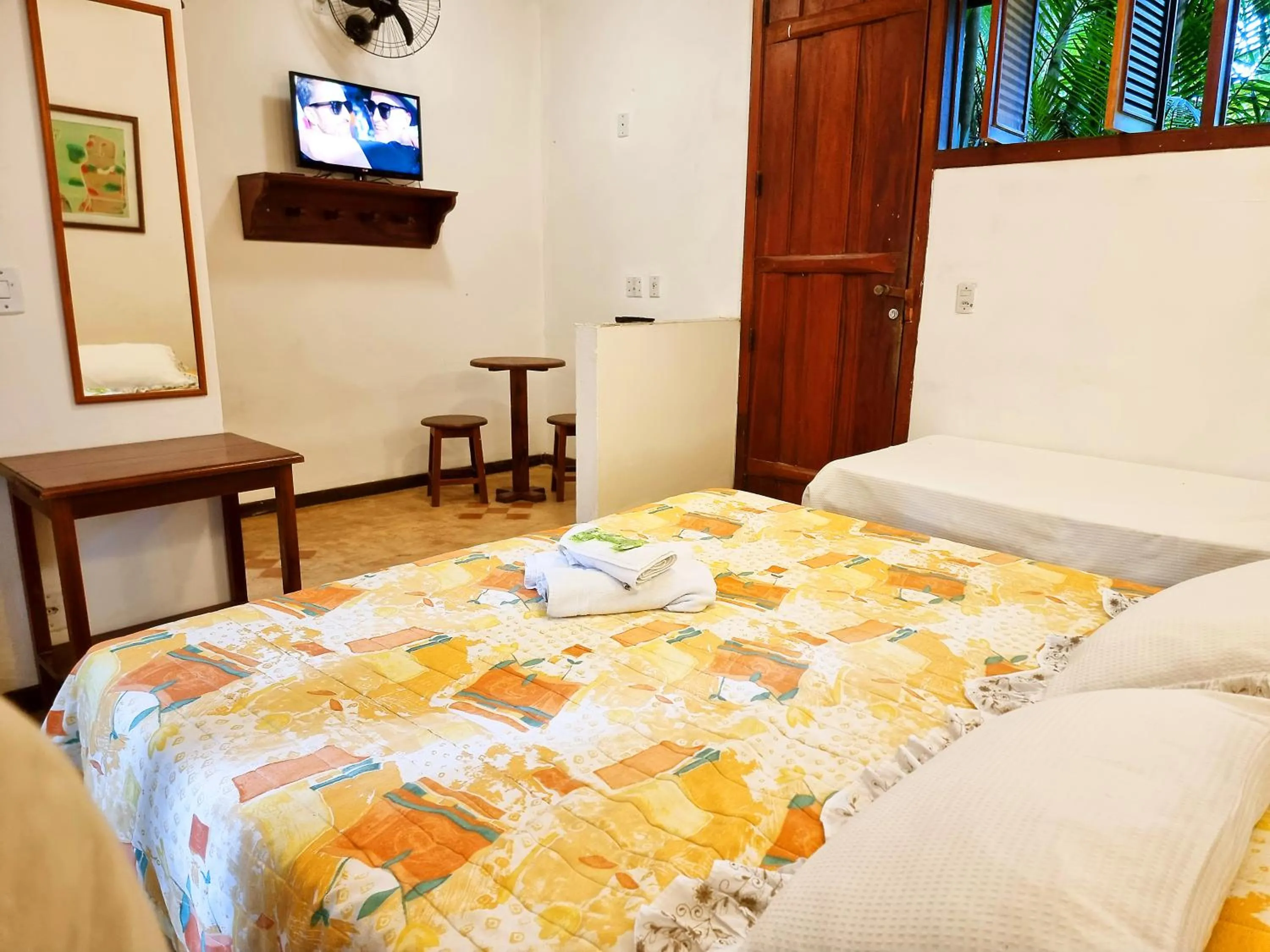 TV and multimedia, Bed in Pousada Rumo dos Ventos