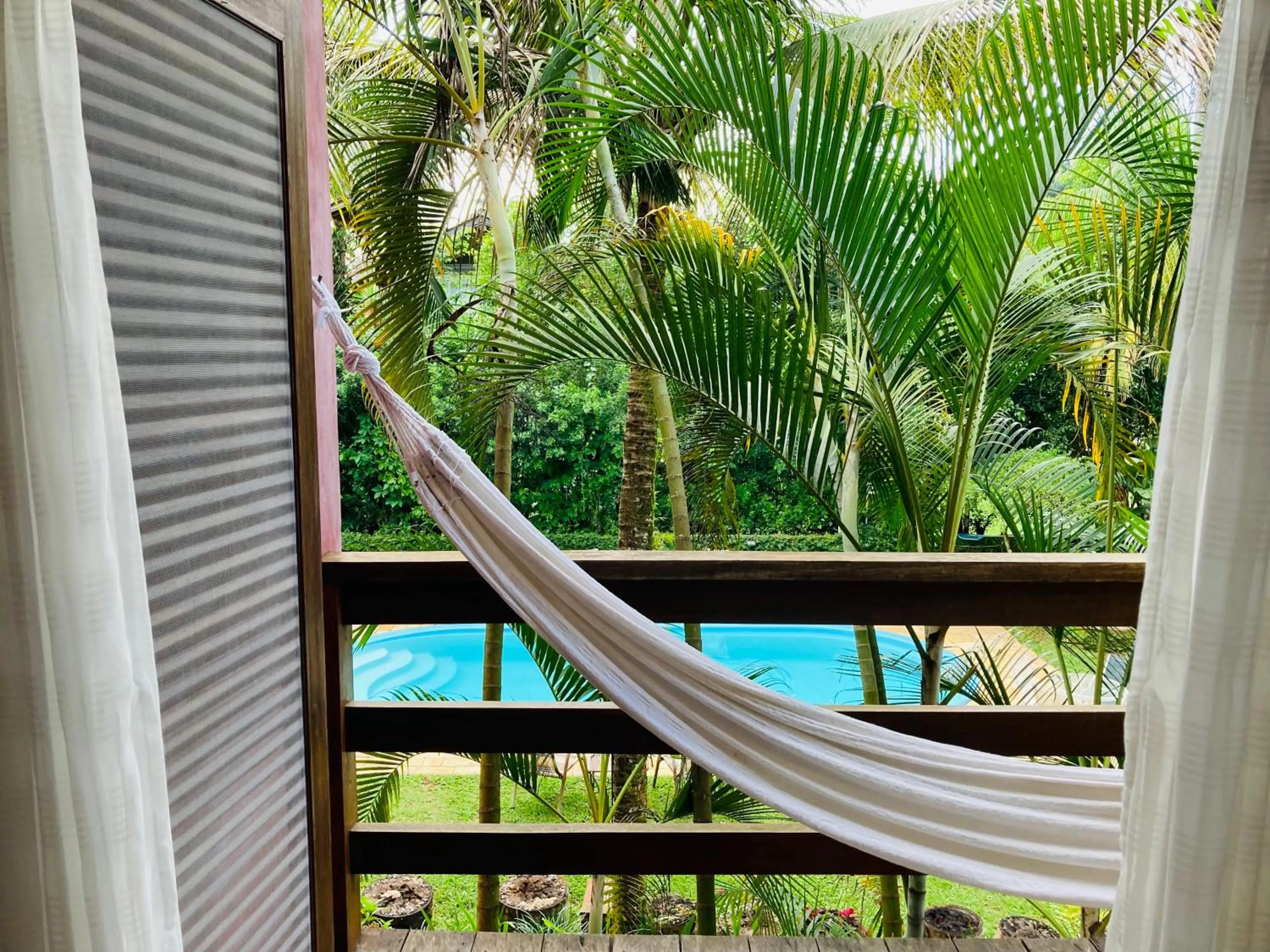 Balcony/Terrace in Pousada Rumo dos Ventos