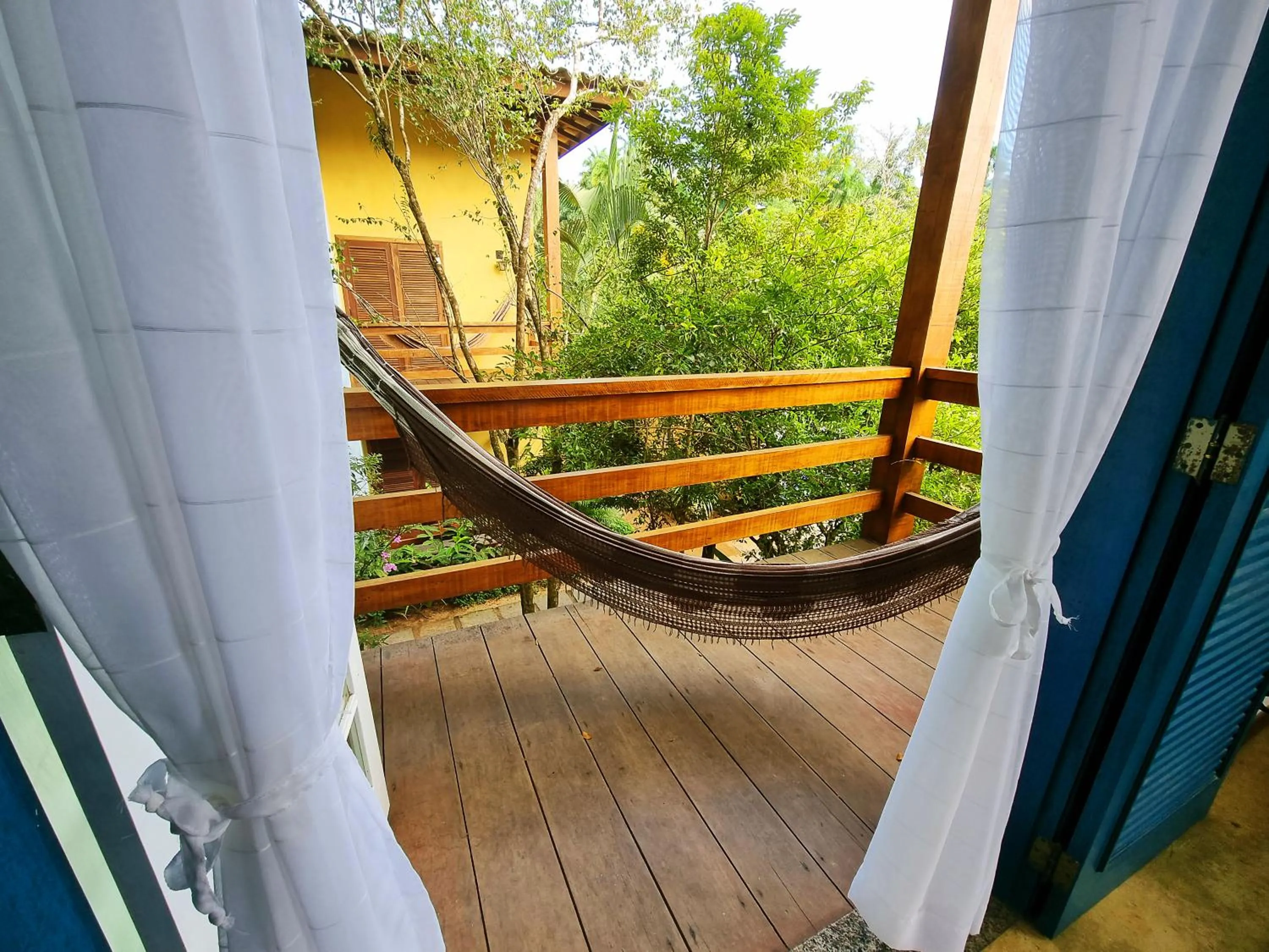 Balcony/Terrace in Pousada Rumo dos Ventos