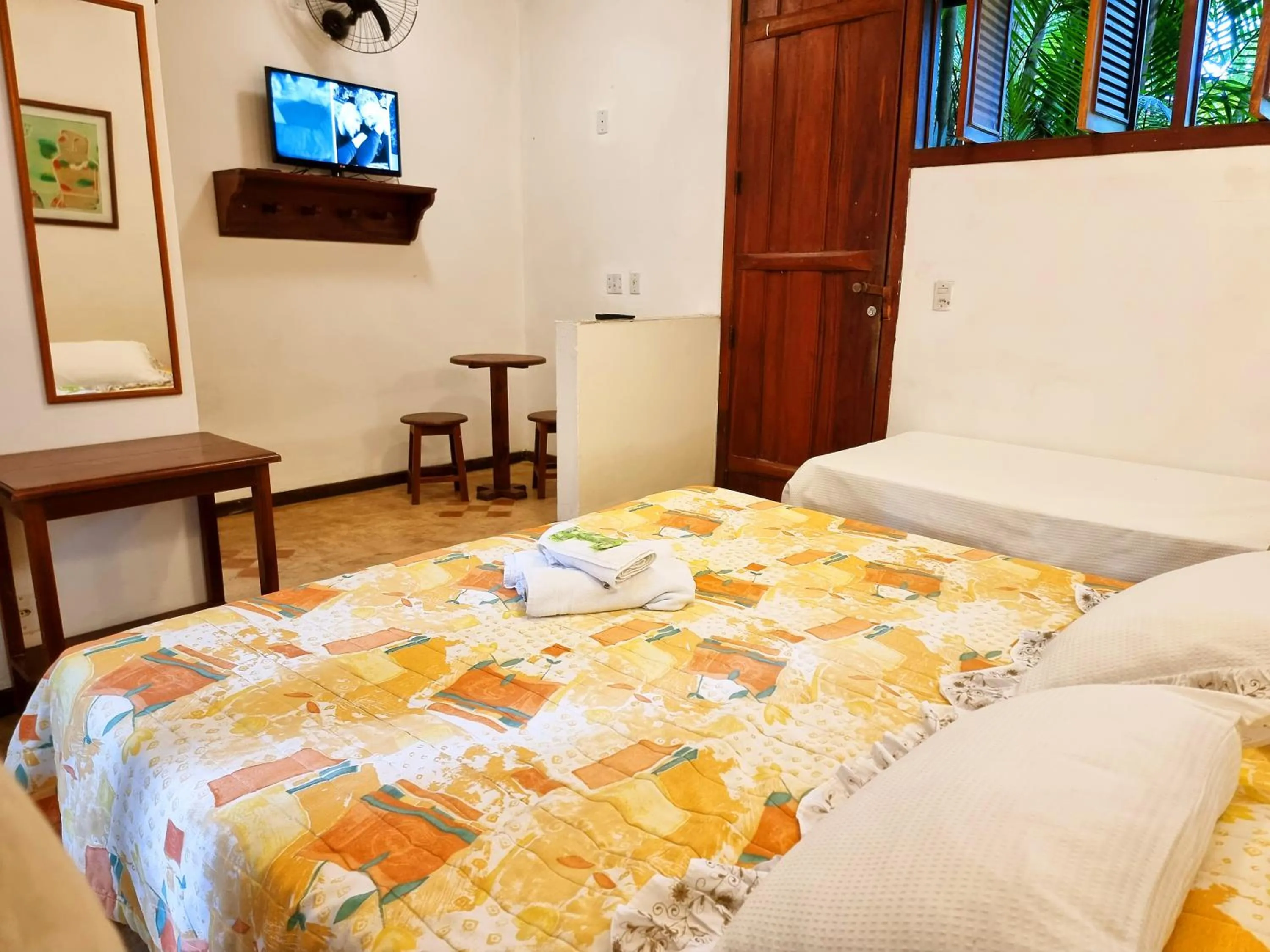 TV and multimedia, Bed in Pousada Rumo dos Ventos