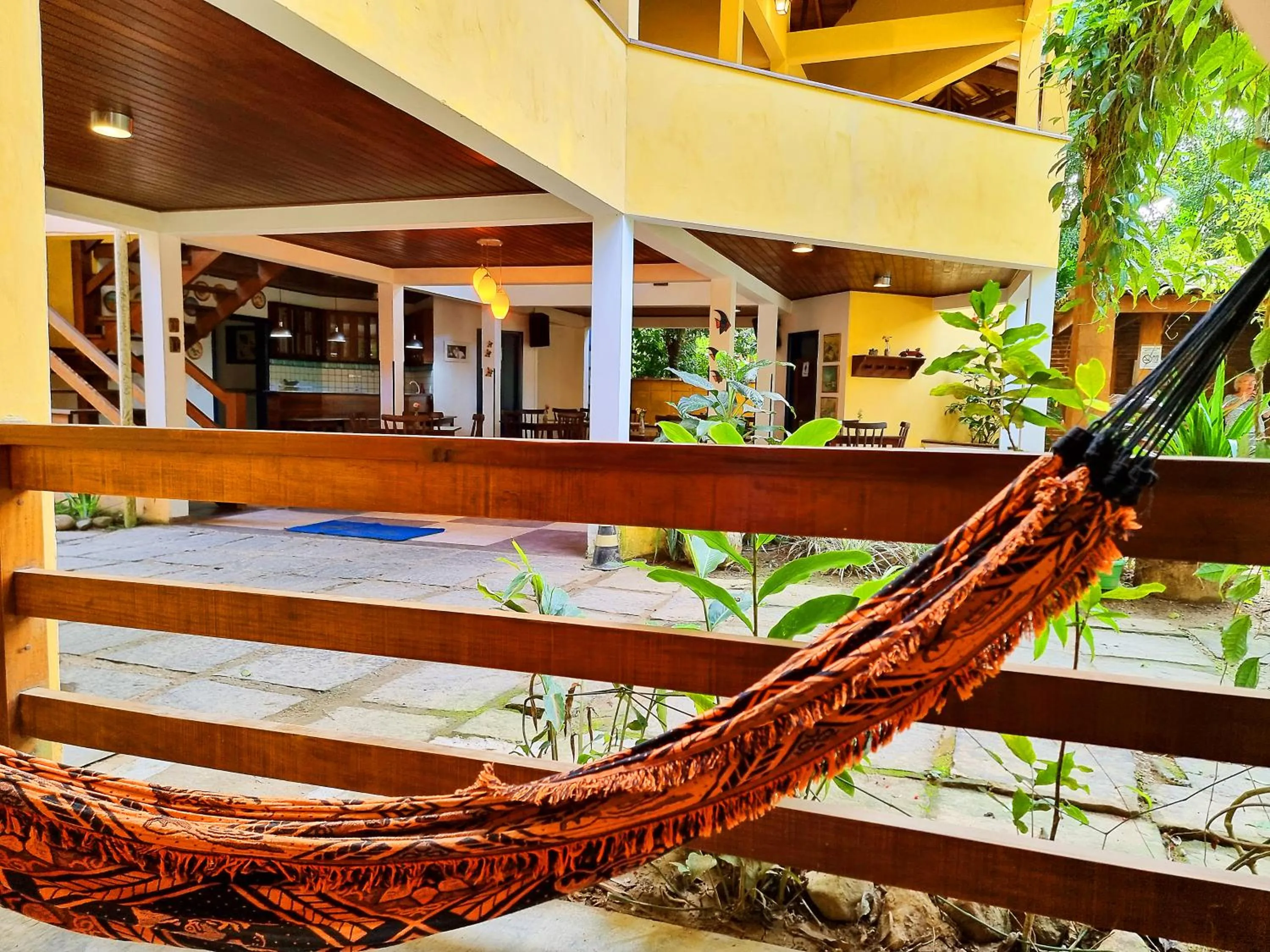 Patio in Pousada Rumo dos Ventos