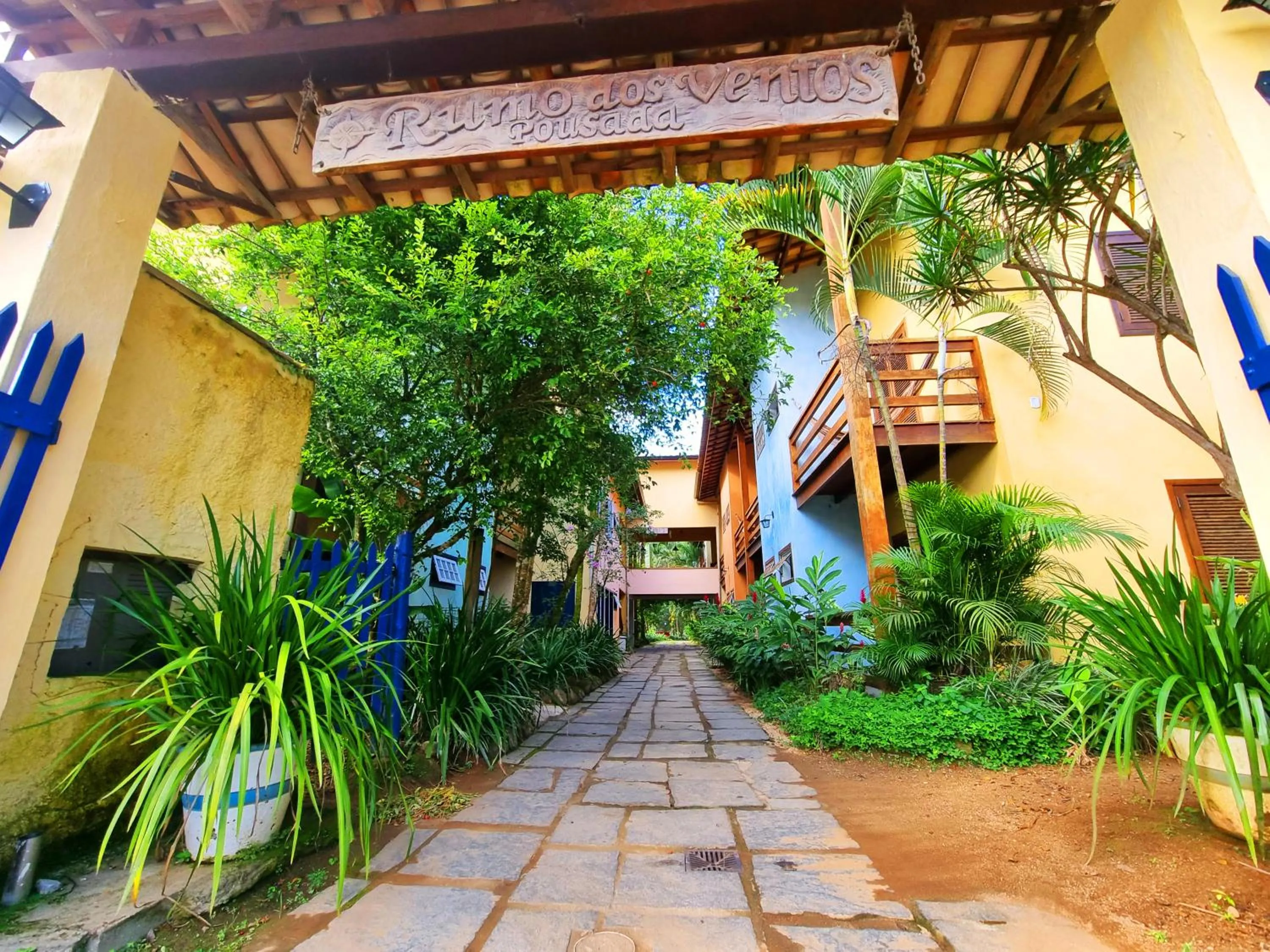 Facade/entrance in Pousada Rumo dos Ventos