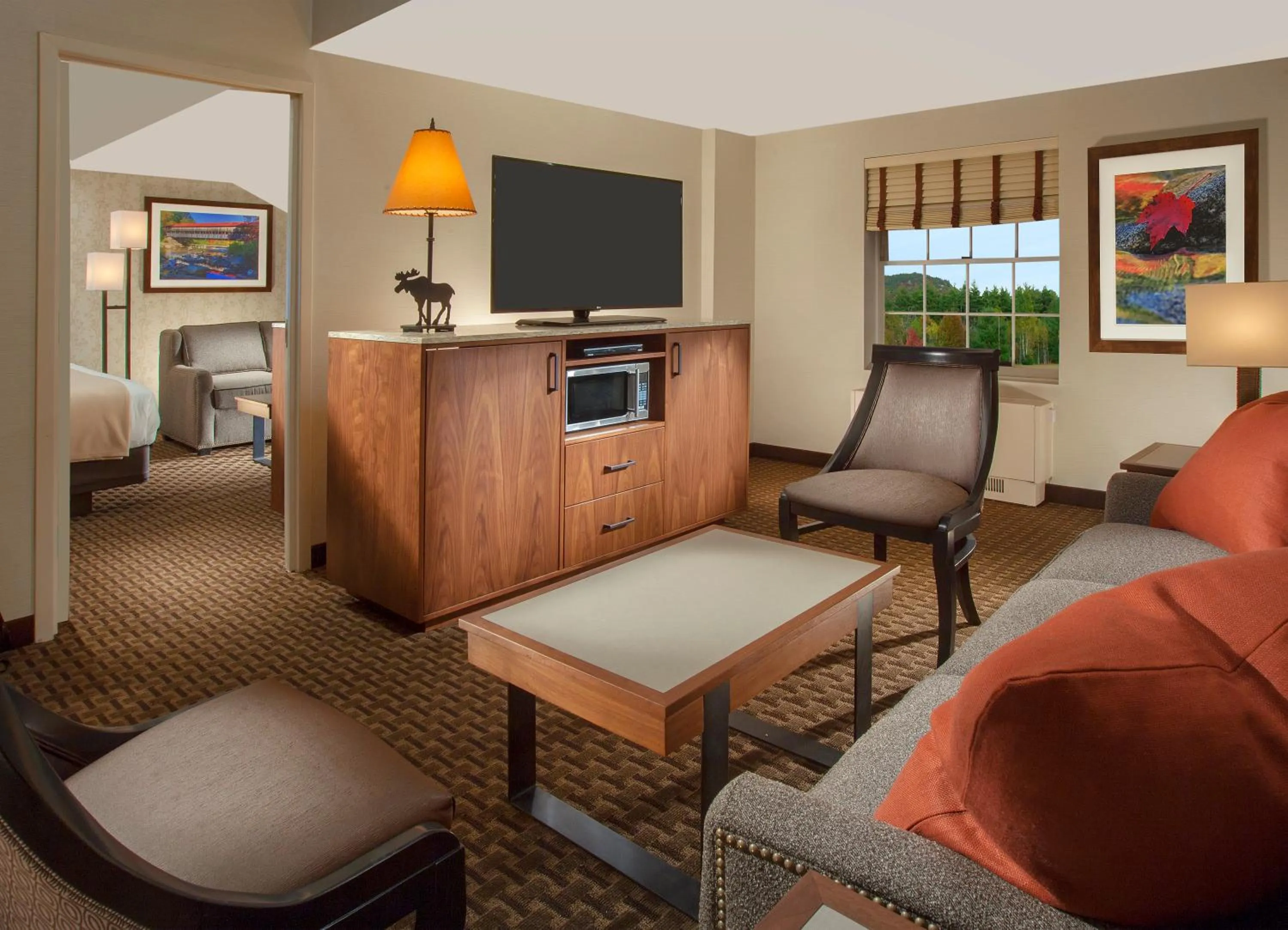 Living room in North Conway Grand Hotel