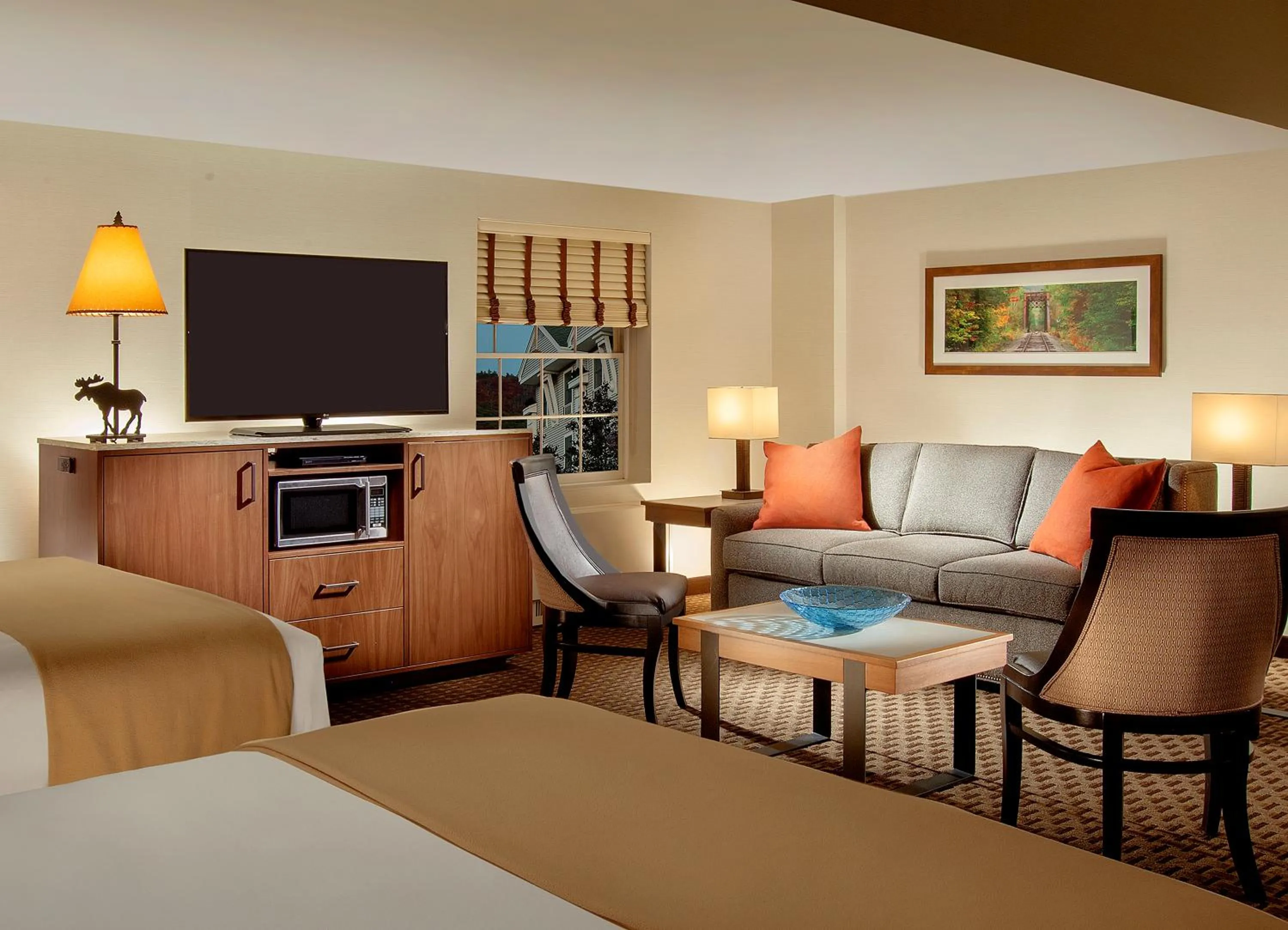 Seating area in North Conway Grand Hotel