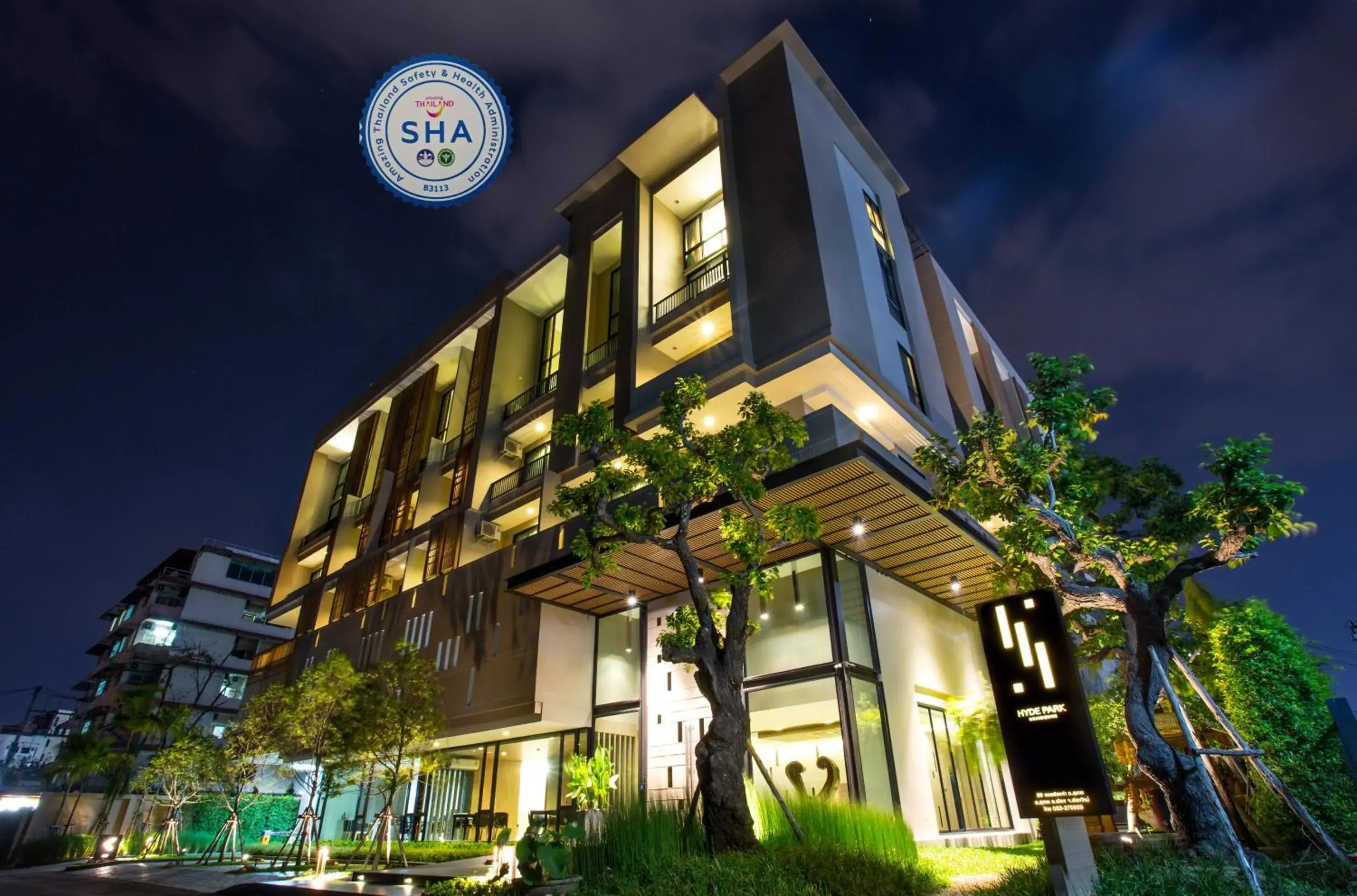 Property building in Hyde Park Chiangmai Property building in Hyde Park Chiangmai