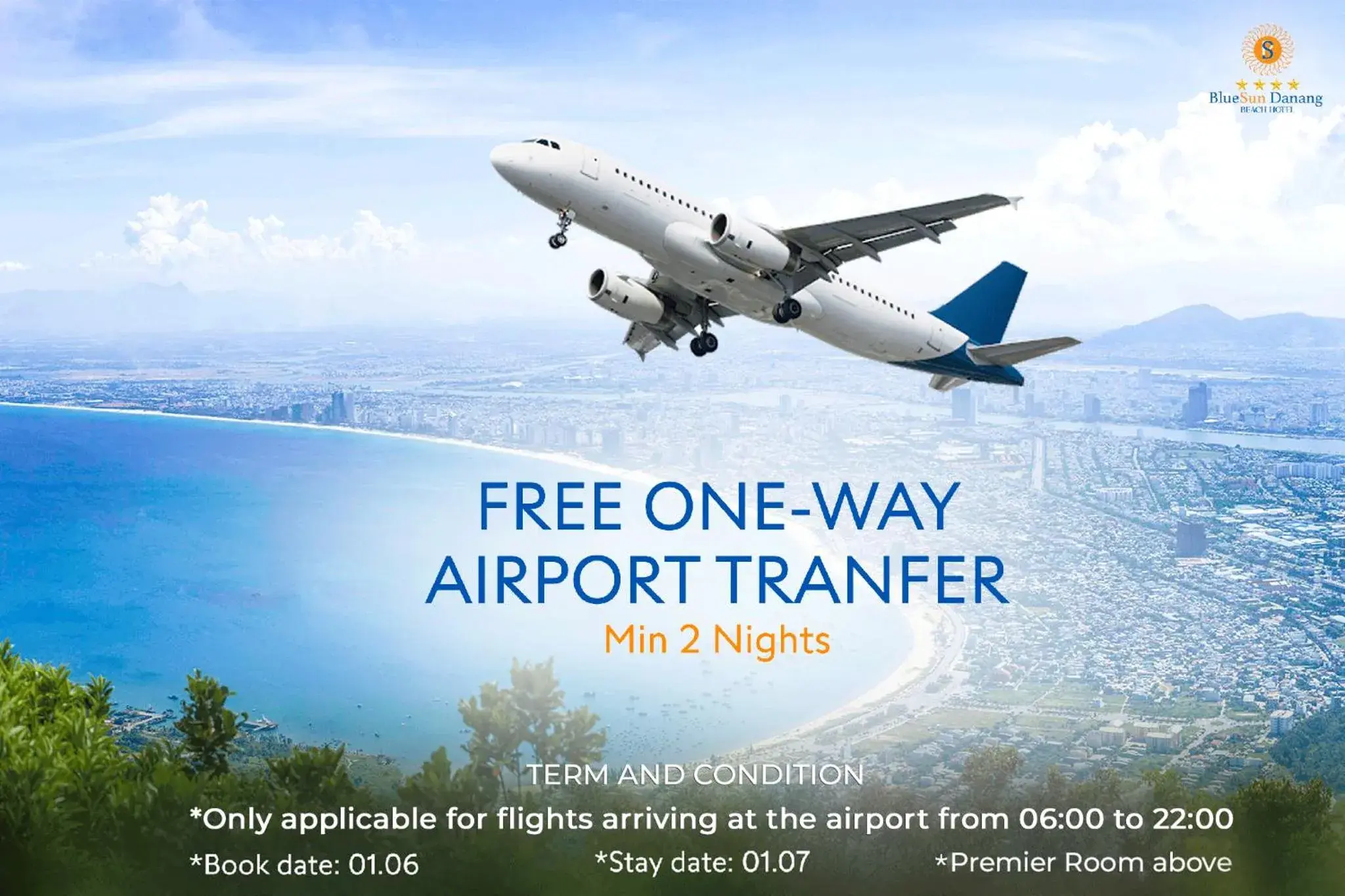 Deluxe King Room - Afternoon Tea included in BlueSun Danang Beach Hotel Deluxe King Room - Afternoon Tea included in BlueSun Danang Beach Hotel