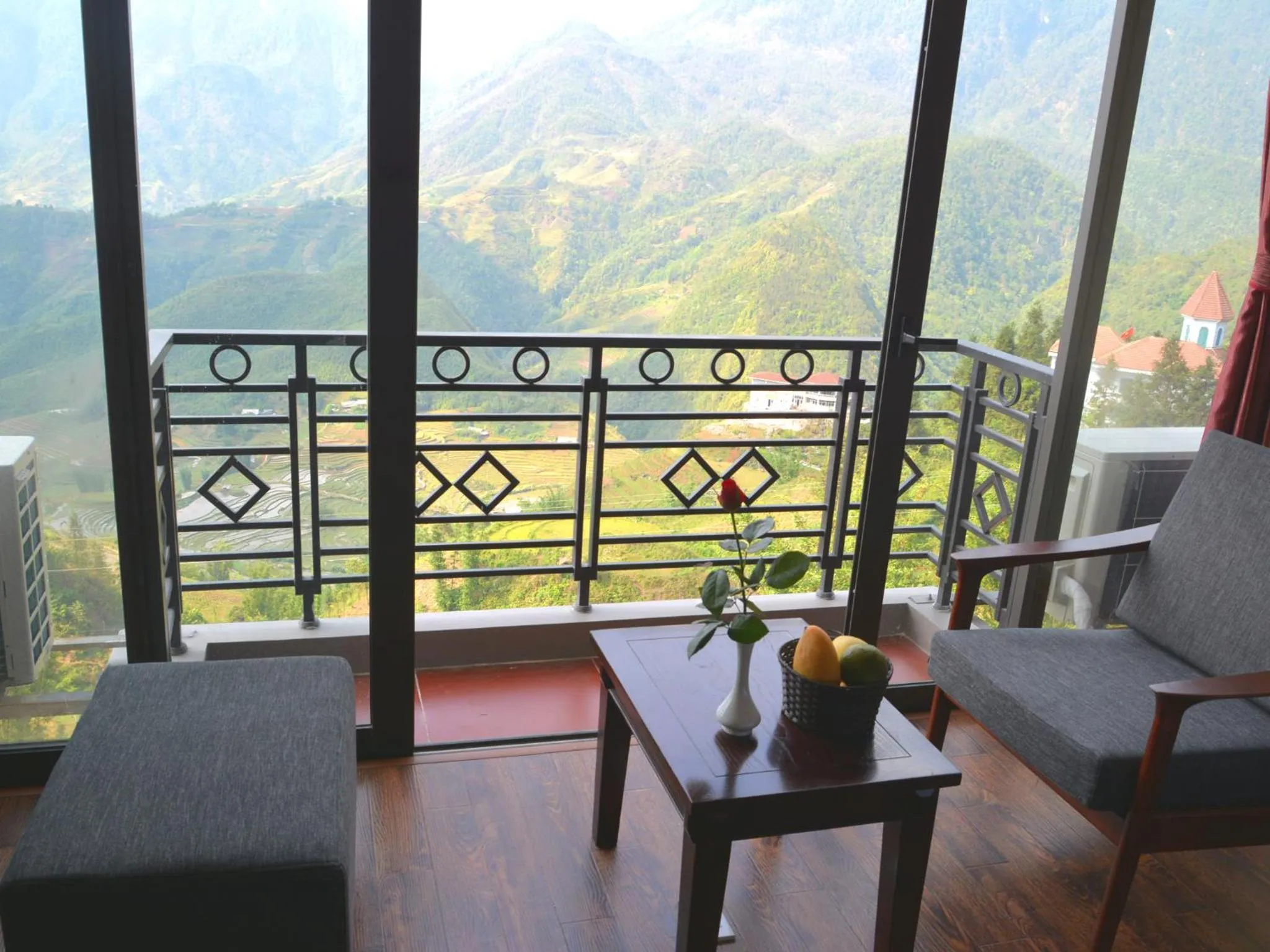 Balcony/Terrace in Sapa Vista Hotel