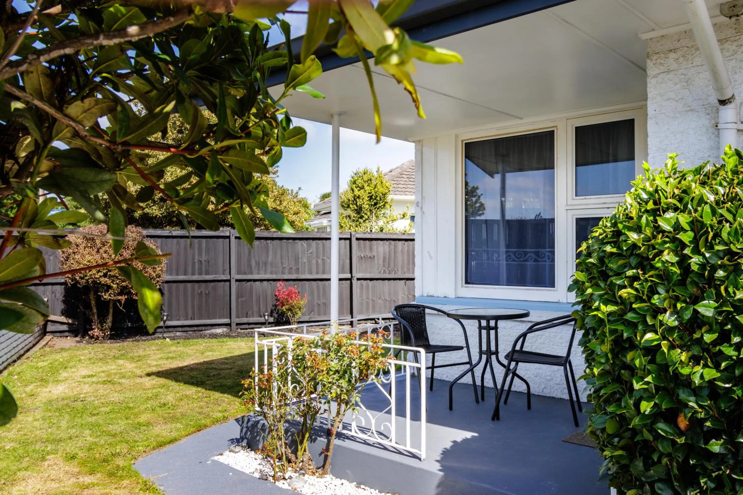 Garden view in Belle Bonne Motel