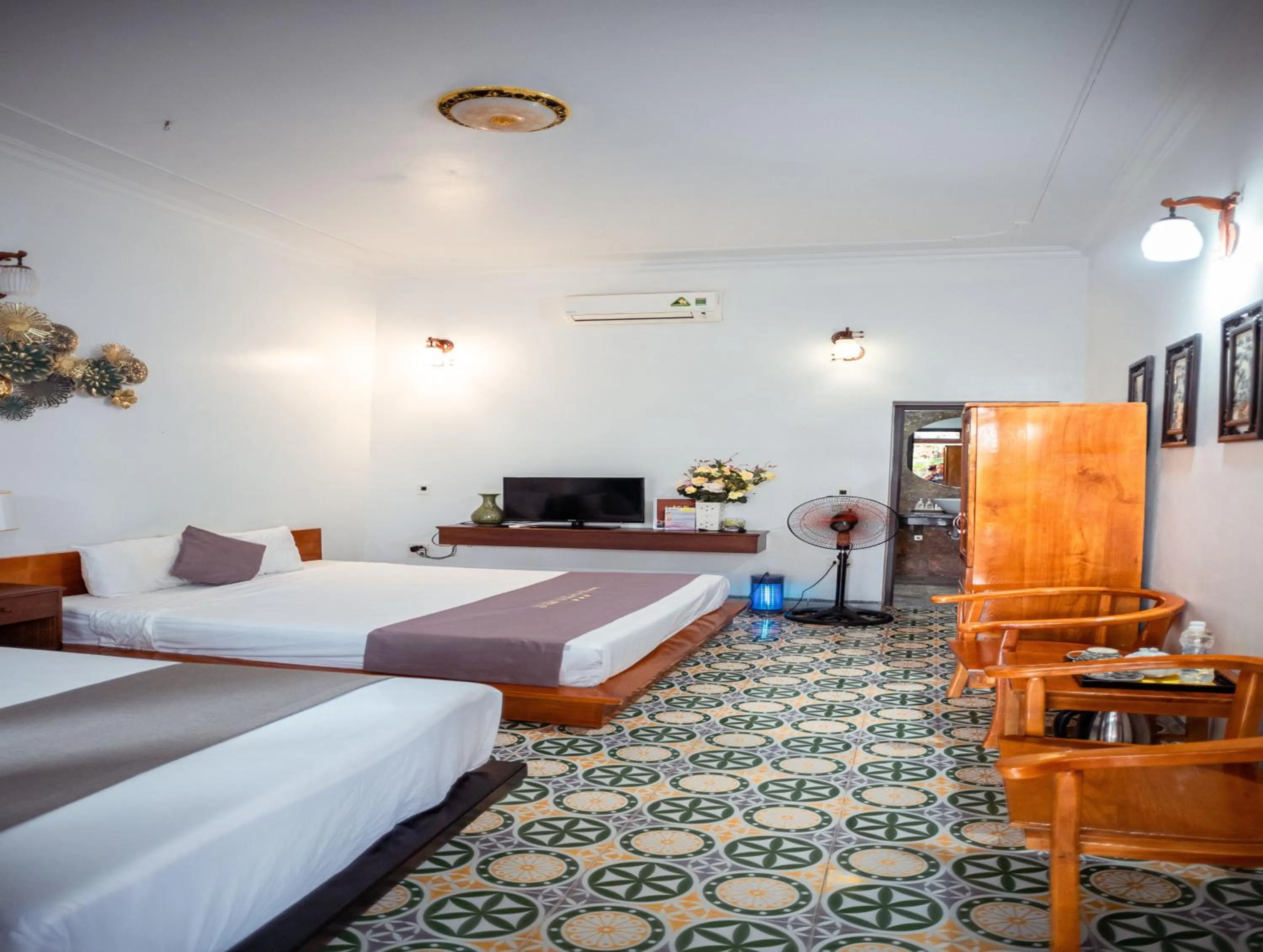 Bed in La Belle Vie Tam Coc Homestay