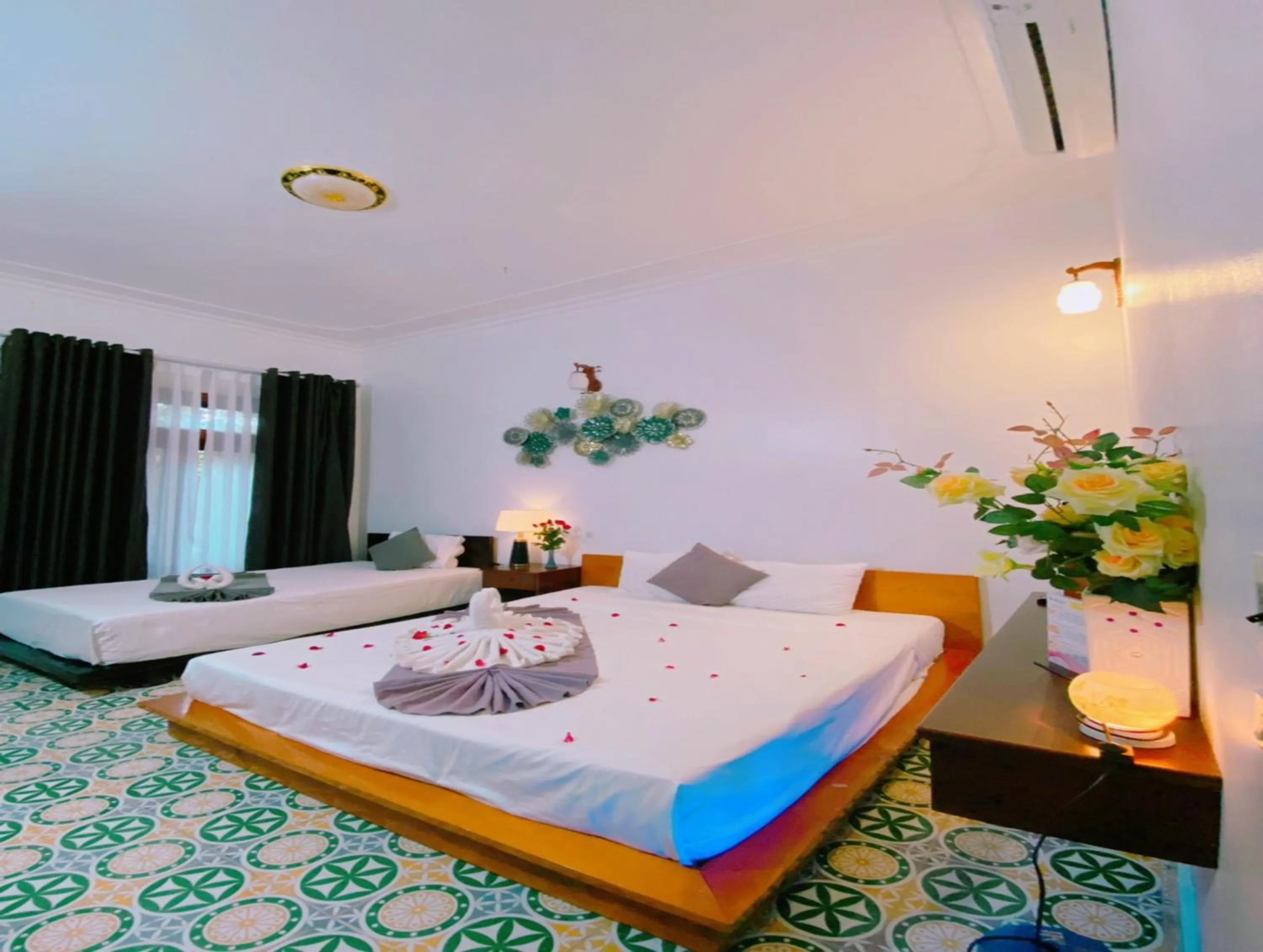 Bed in La Belle Vie Tam Coc Homestay