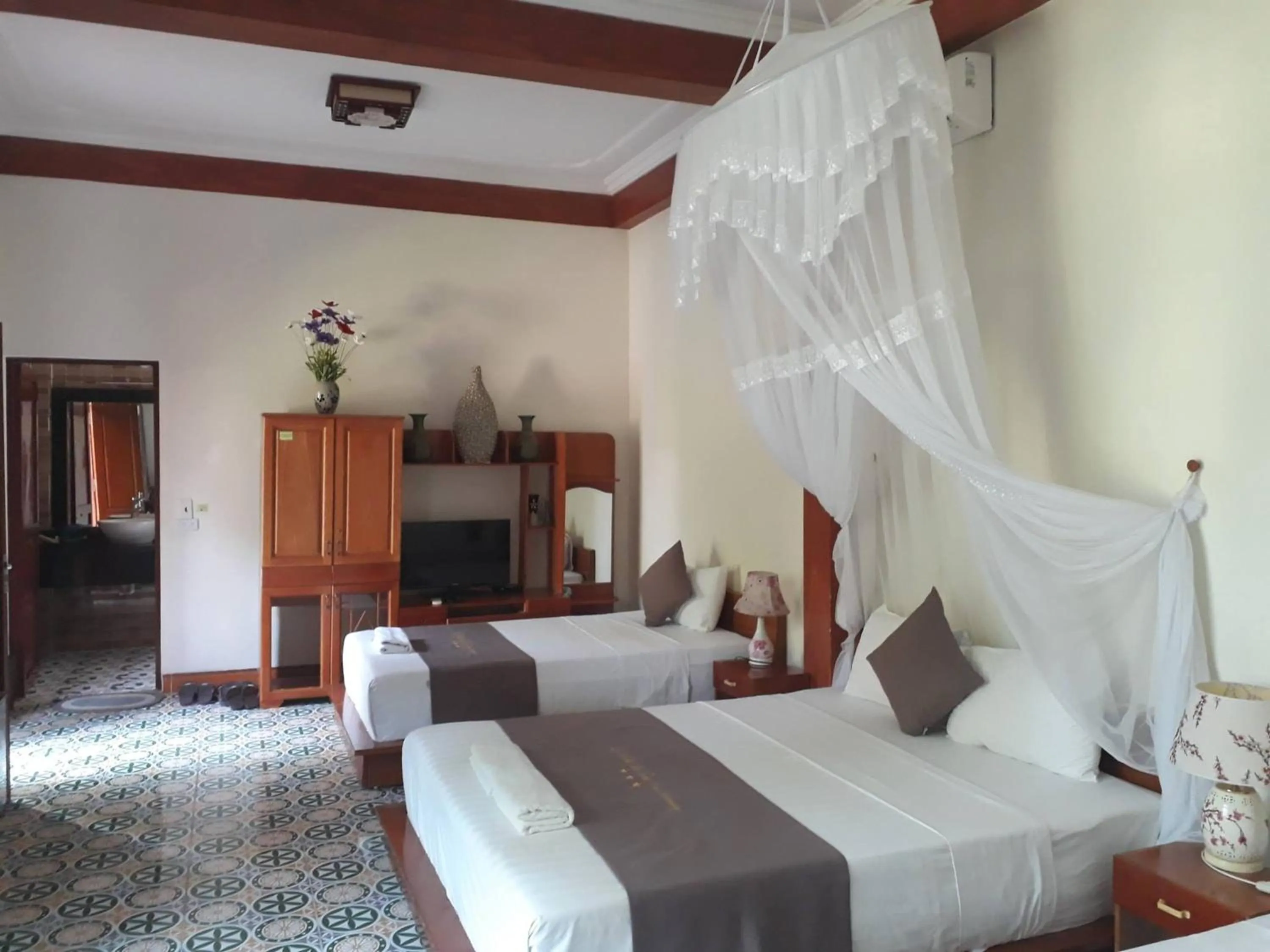 Bed in La Belle Vie Tam Coc Homestay