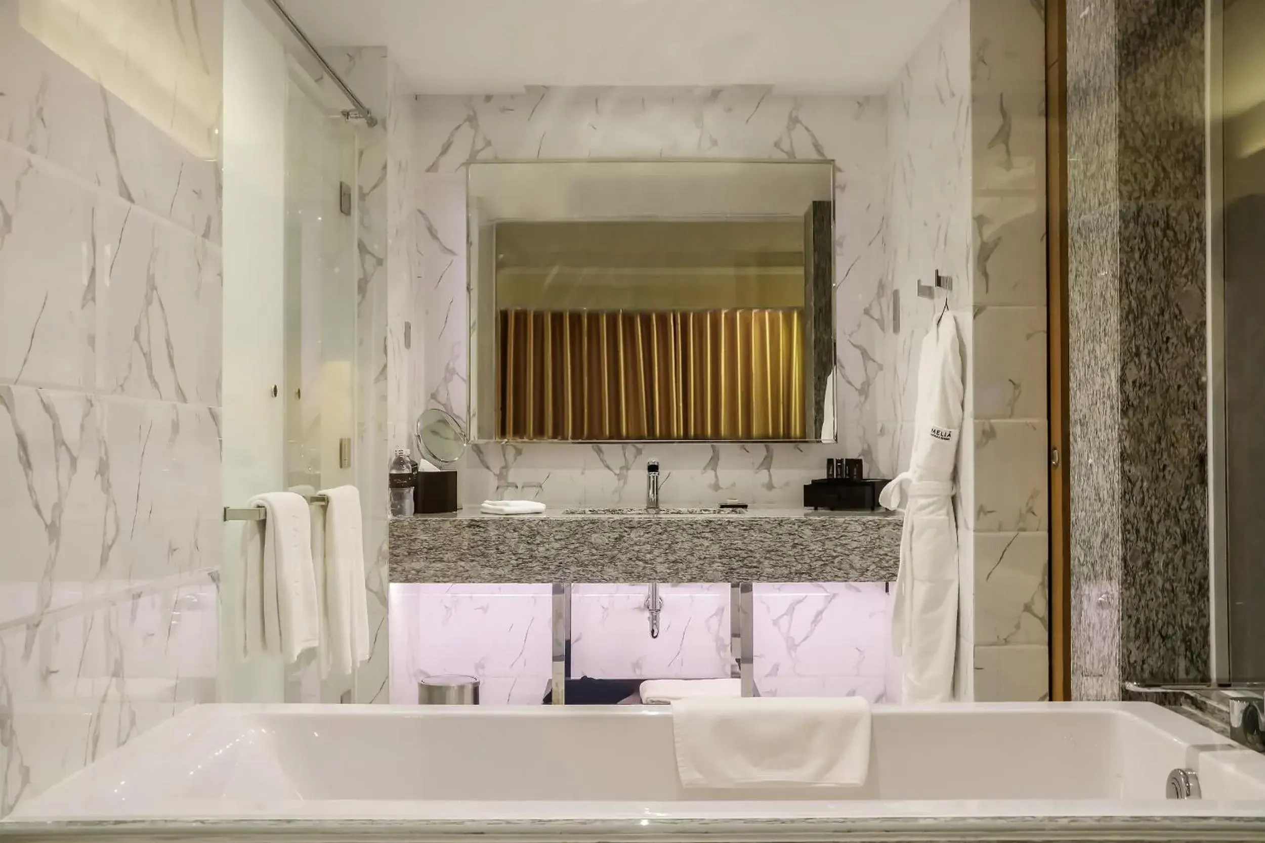 Bathroom, Bed in Melia Yangon Bathroom, Bed in Melia Yangon