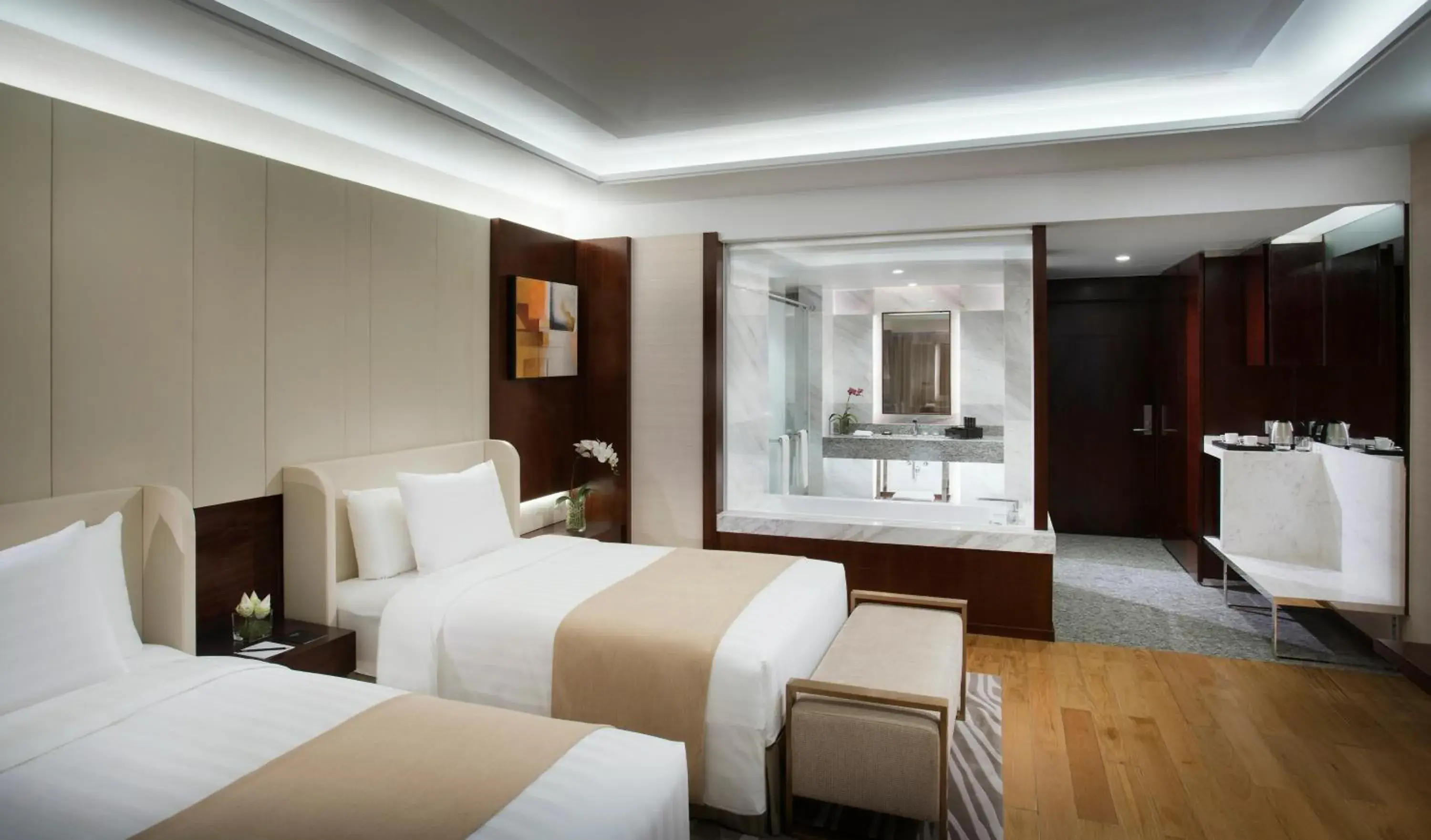 Bathroom, Bed in Melia Yangon Bathroom, Bed in Melia Yangon