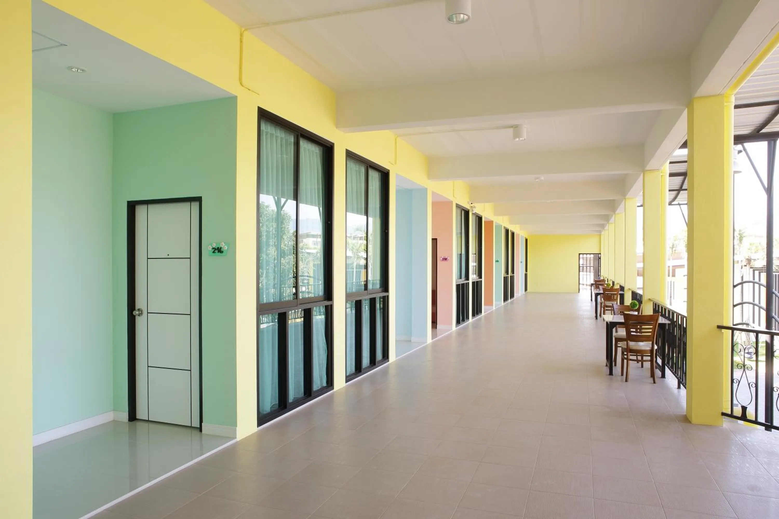Balcony/Terrace in The Room at Maesai