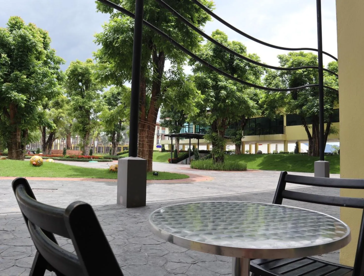 Patio in The Room at Maesai