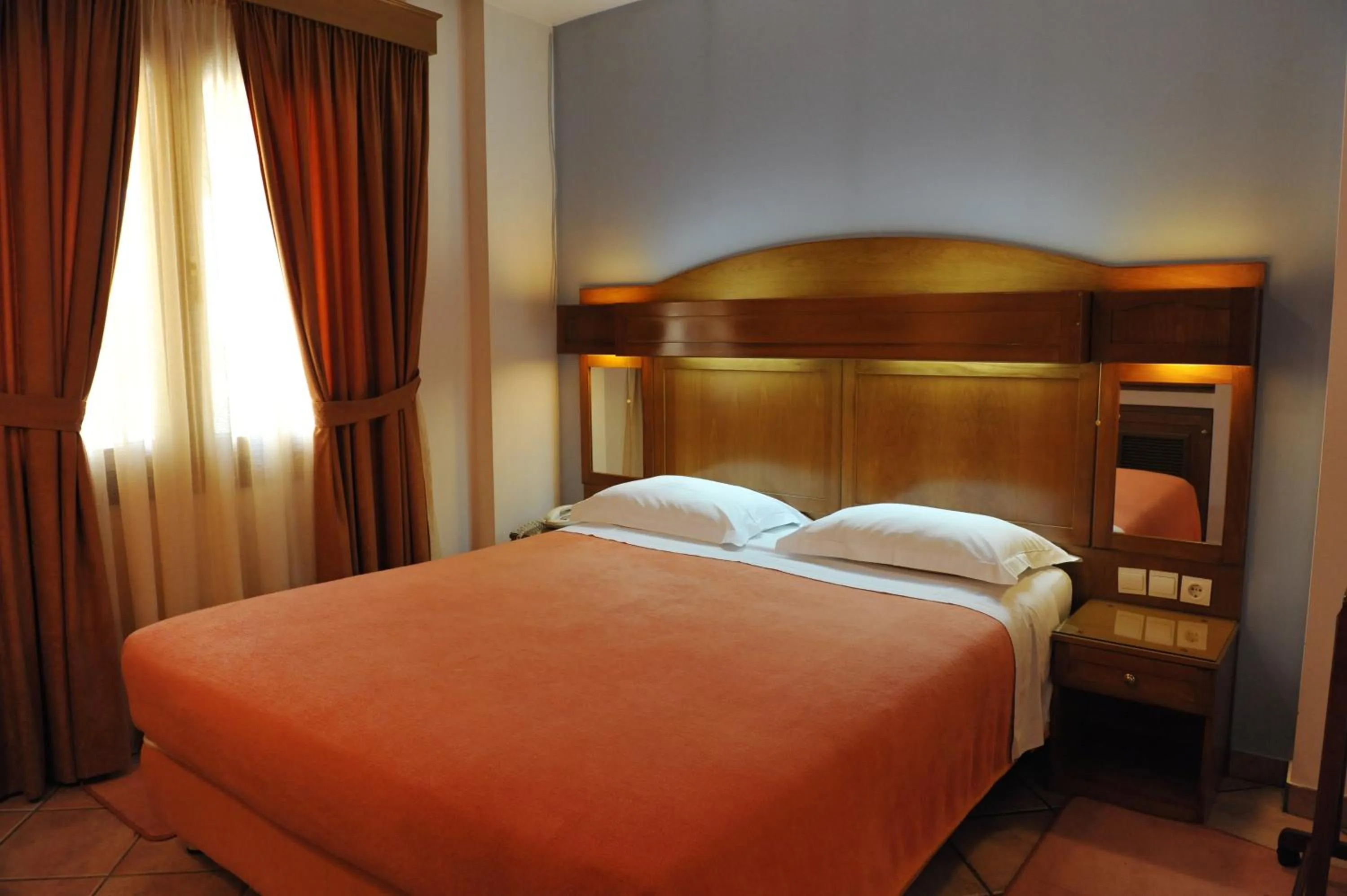 Bed in Hotel Katerina