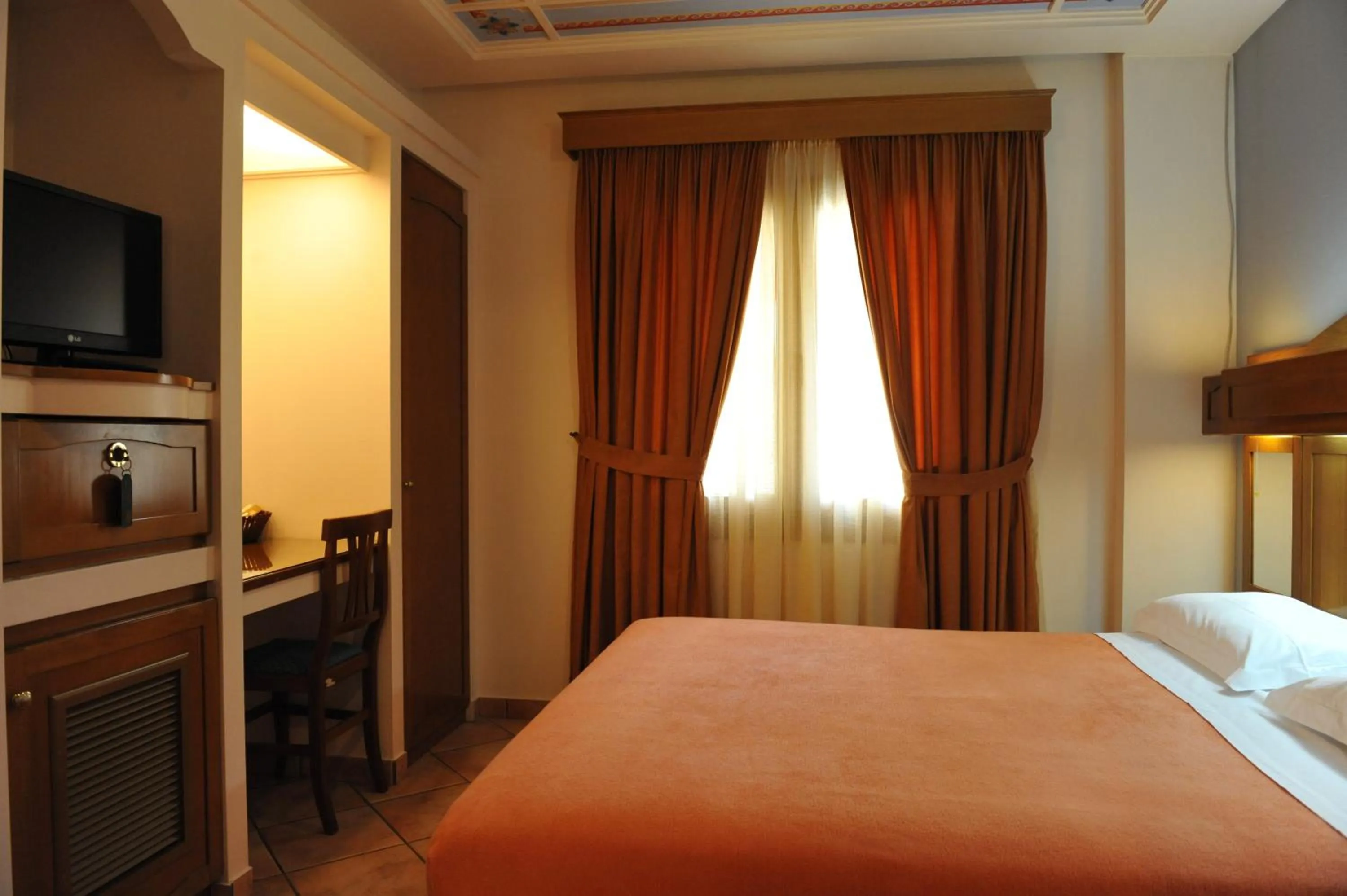 Bed in Hotel Katerina