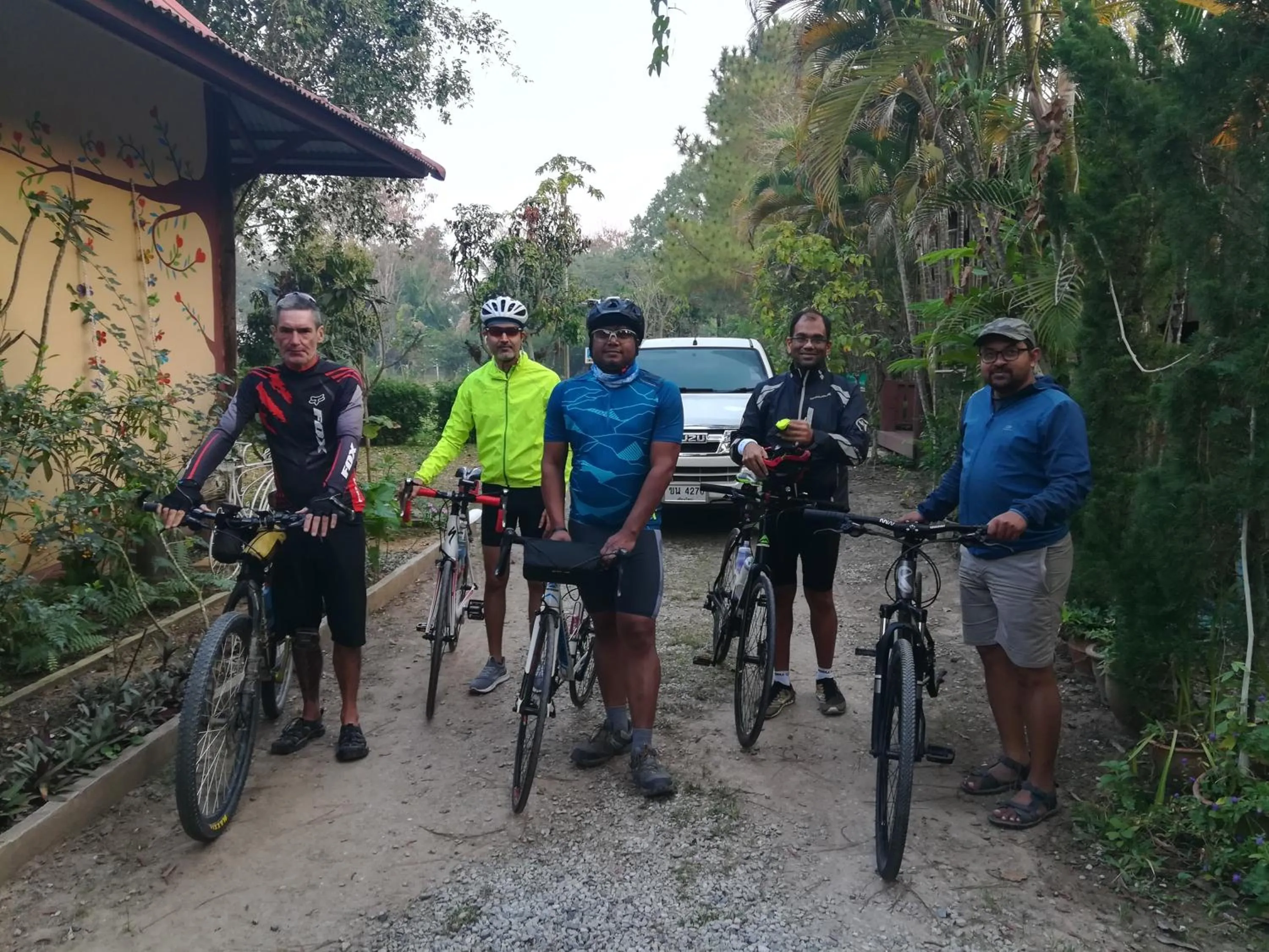 Cycling in Khoom Kam Kaew