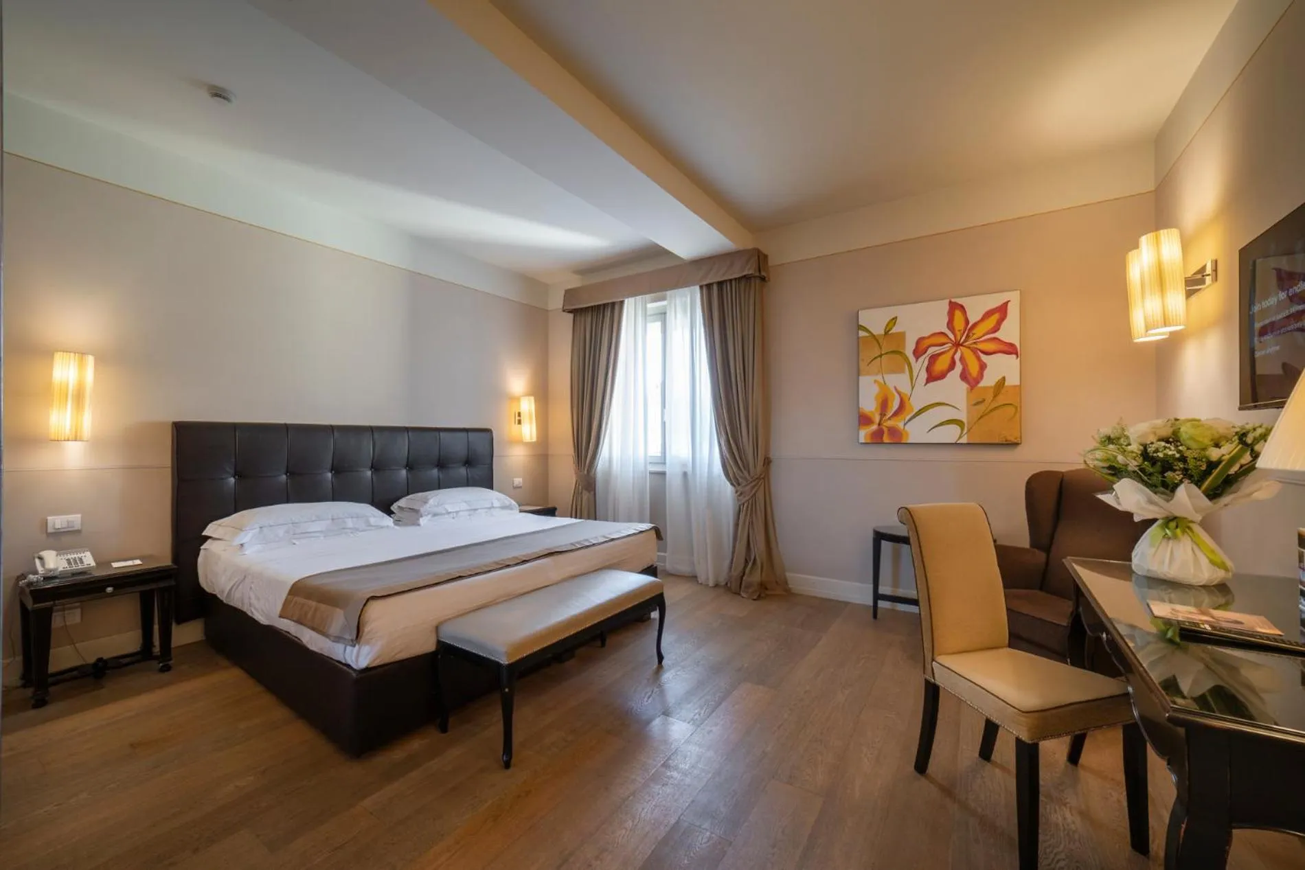 Bedroom, Bed in Hotel Palazzo San Lorenzo & Spa