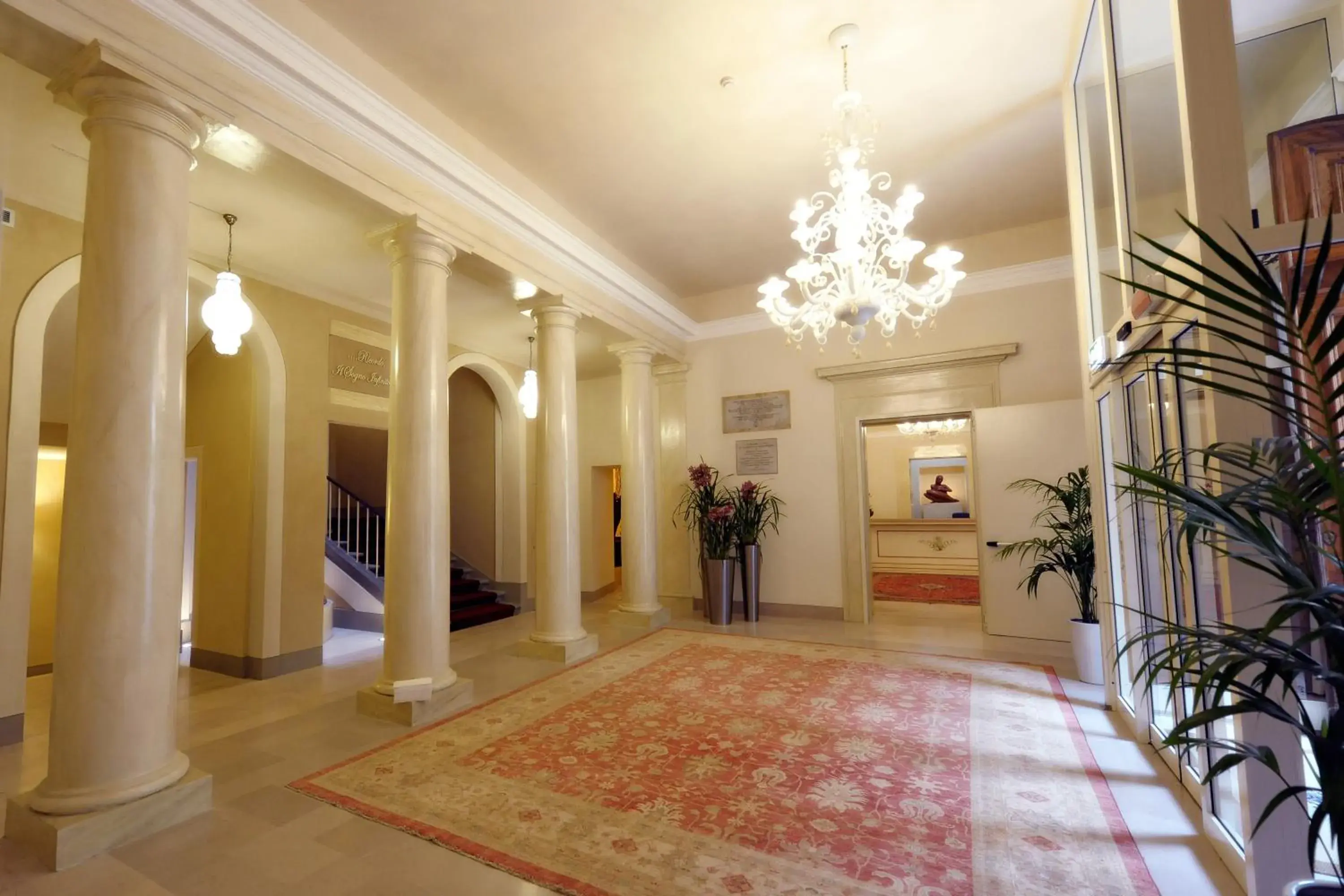 Lobby or reception in Hotel Palazzo San Lorenzo & Spa Lobby or reception in Hotel Palazzo San Lorenzo & Spa