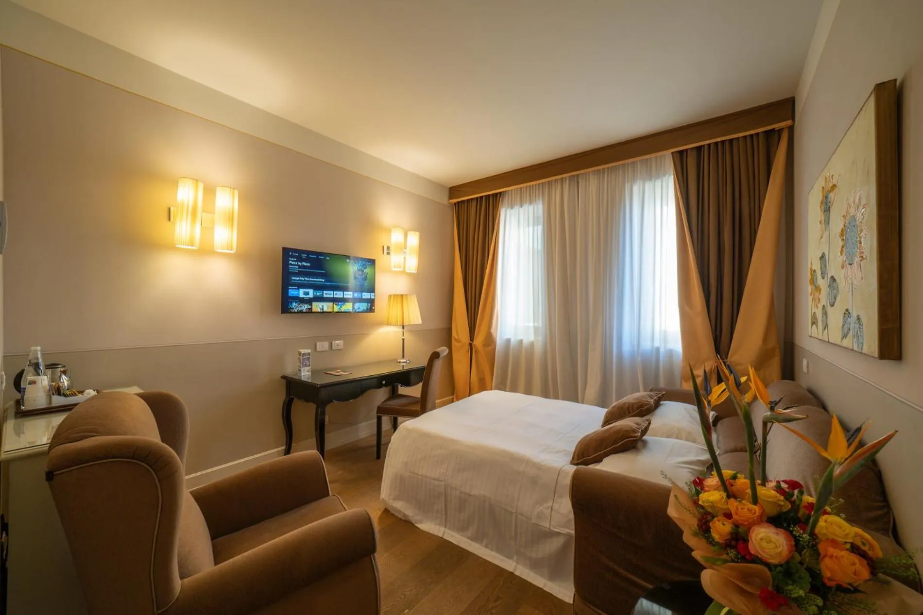 Bedroom, Bed in Hotel Palazzo San Lorenzo & Spa