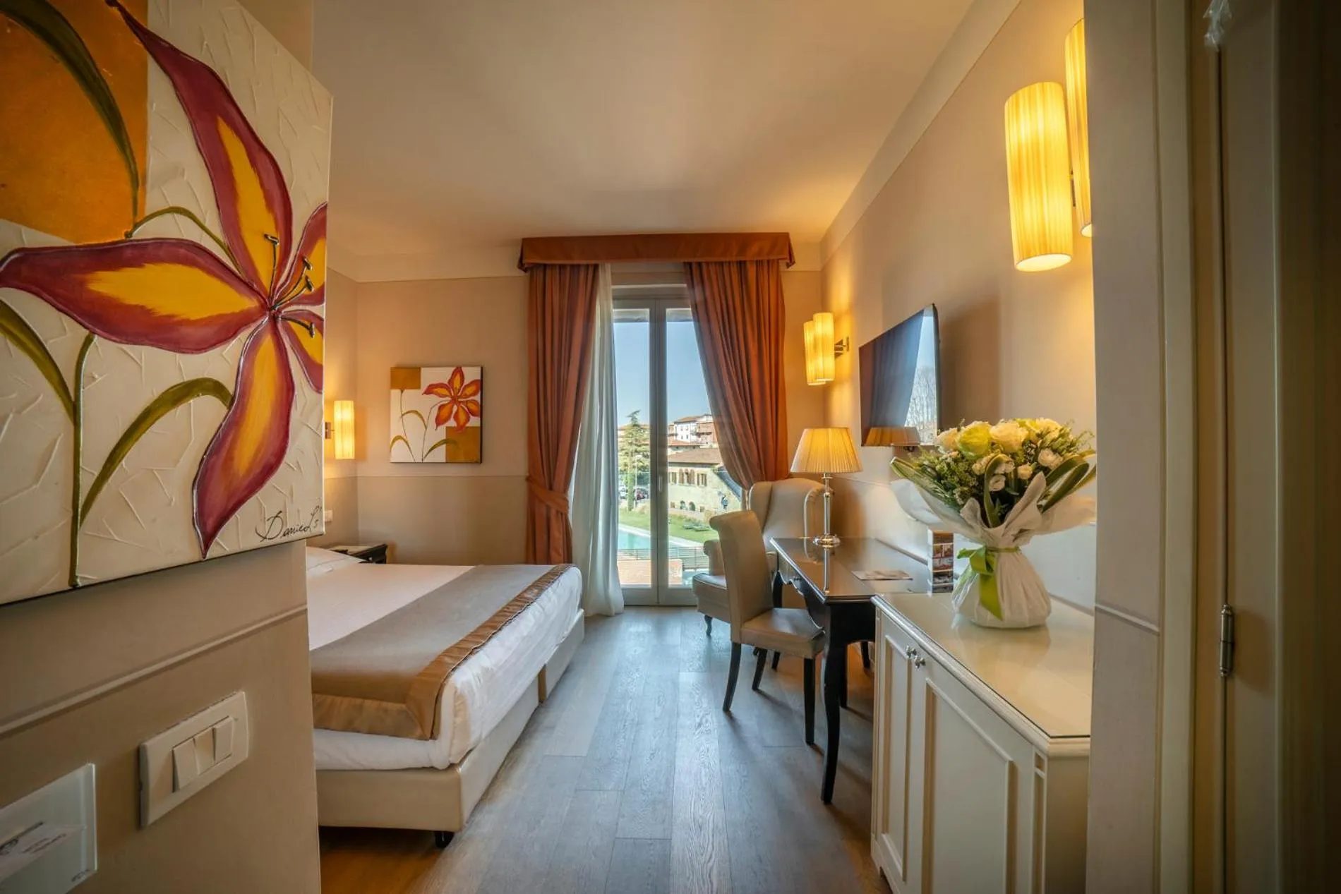 Bedroom, Bed in Hotel Palazzo San Lorenzo & Spa