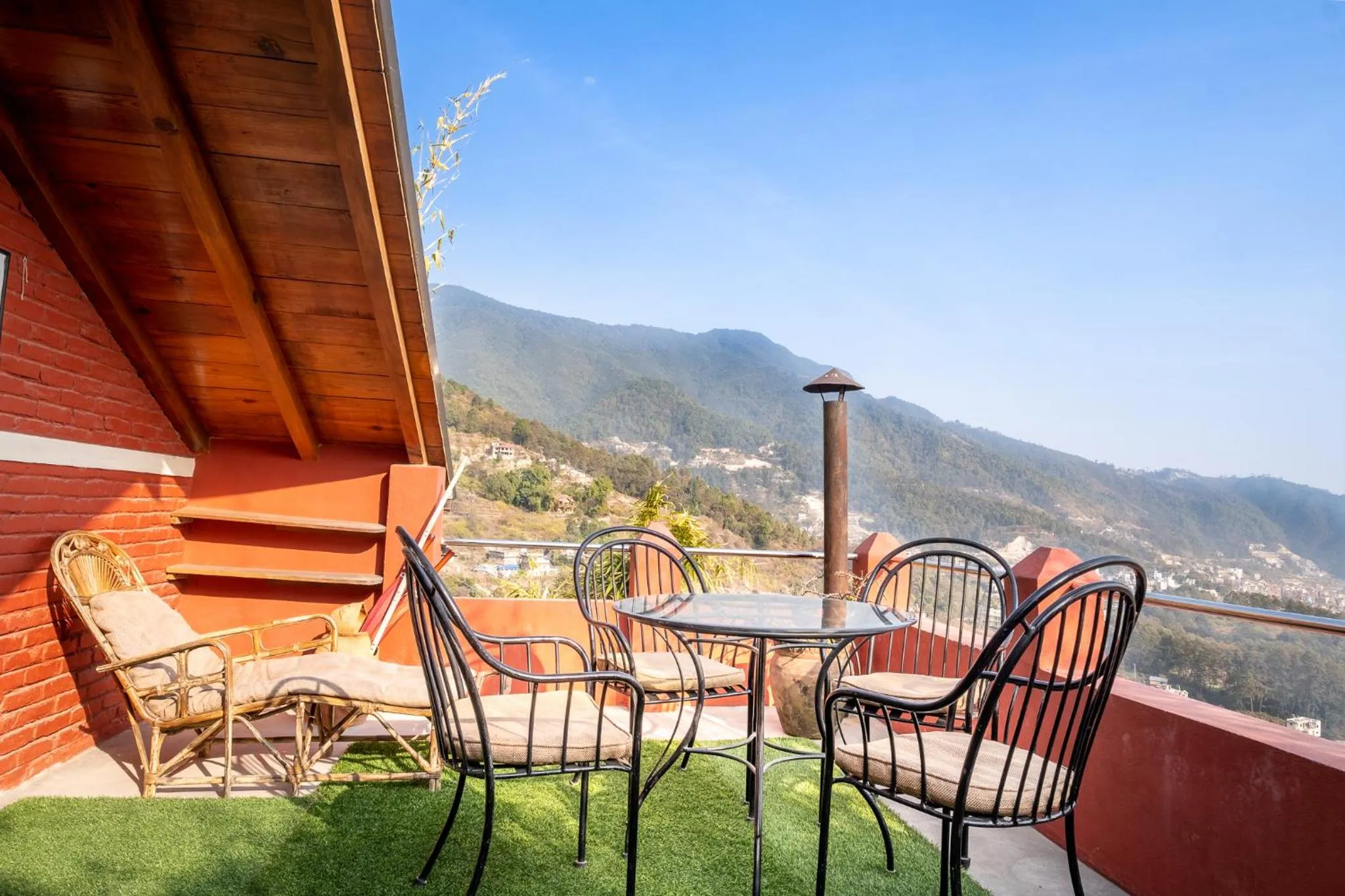Balcony/Terrace in Shivapuri Heights Cottage