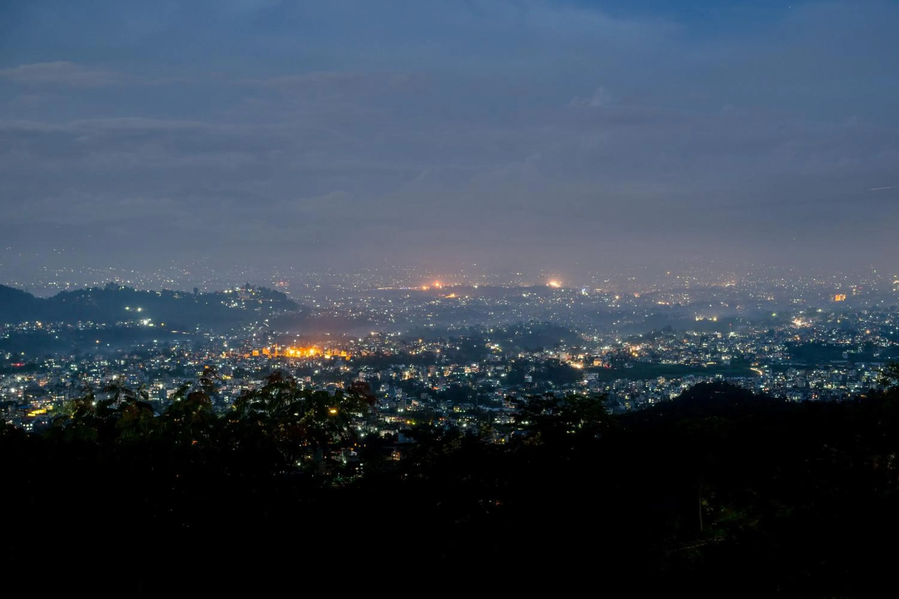 Night in Shivapuri Heights Cottage