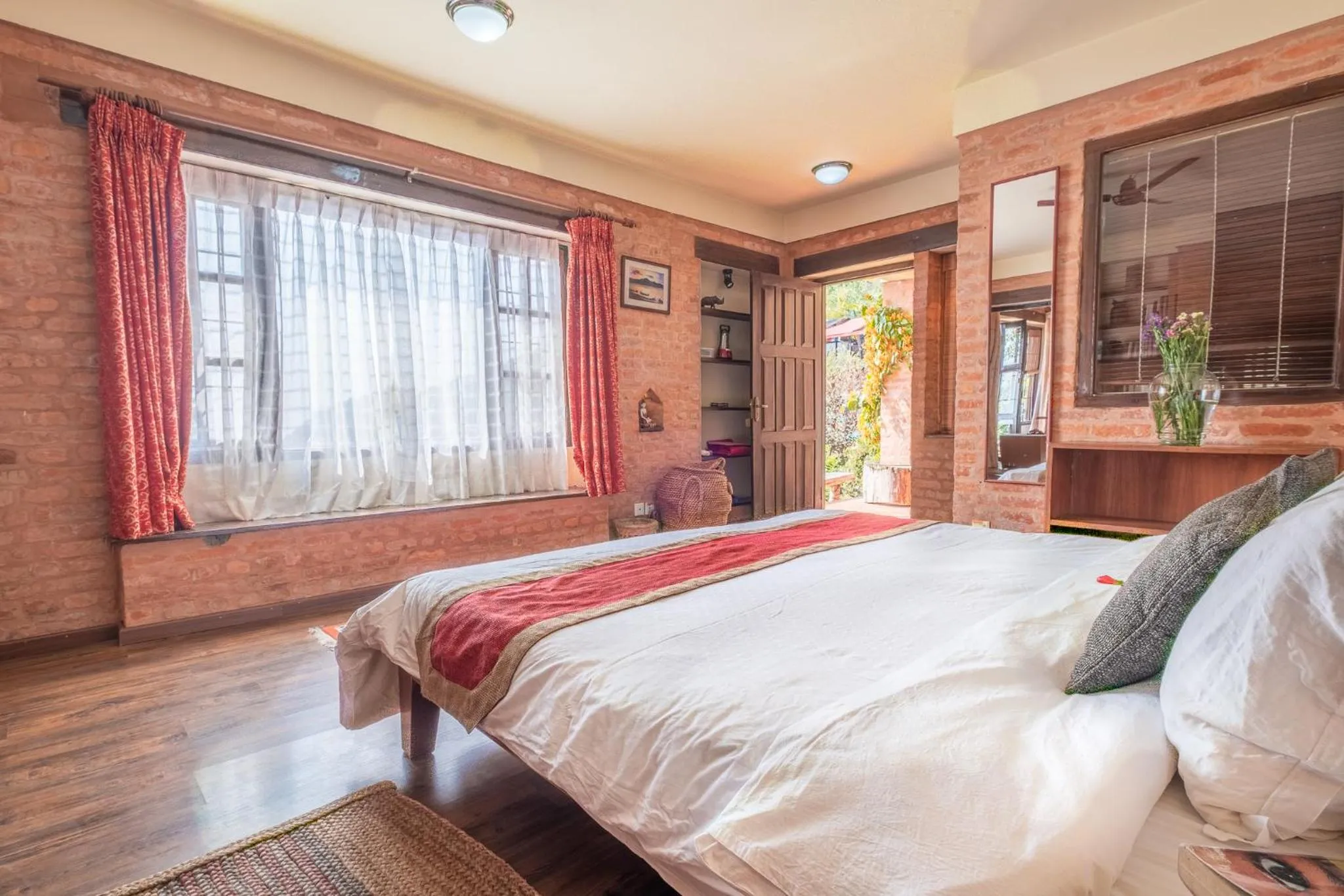 Bed in Shivapuri Heights Cottage